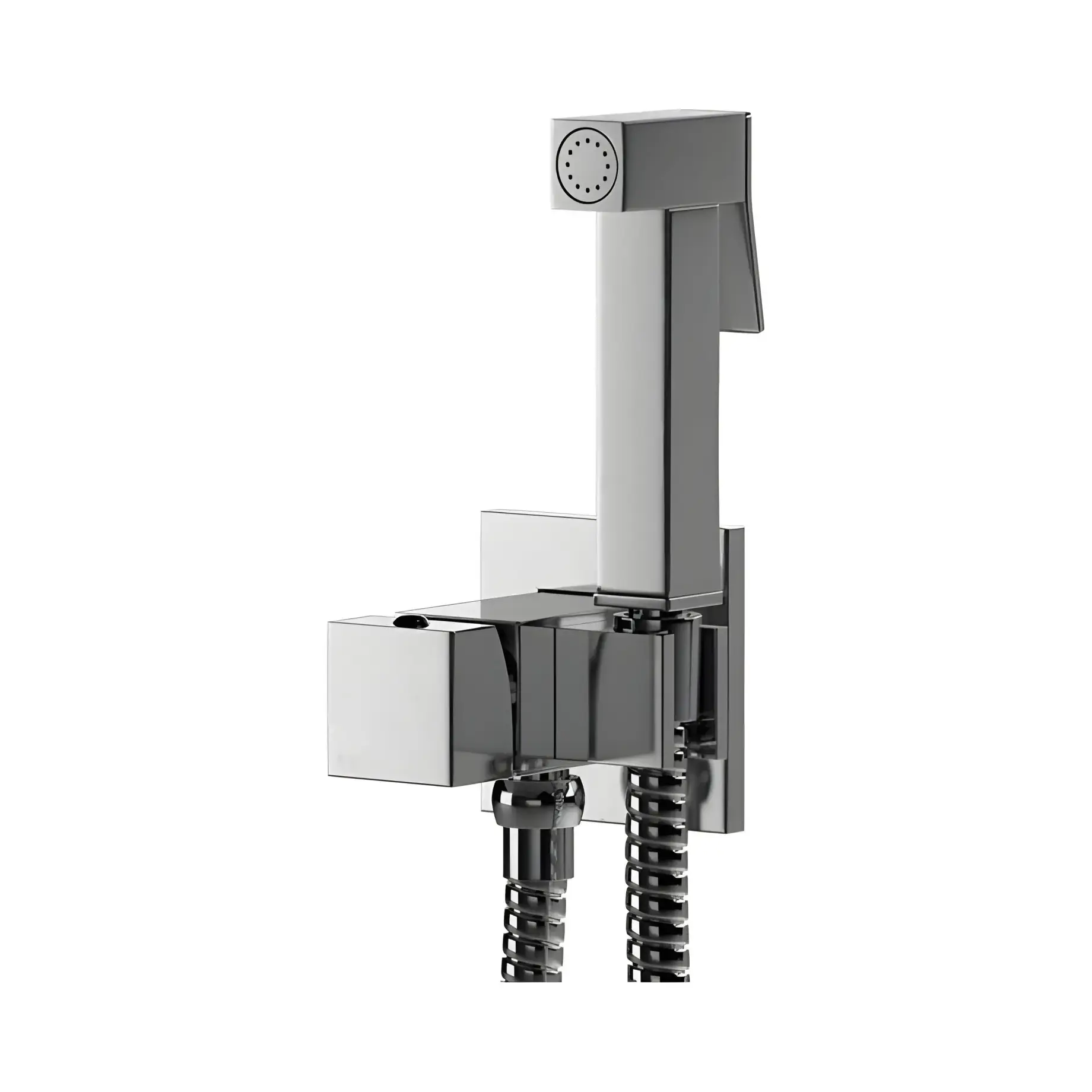 Гігієнічний душ  Tweet Square Mix зі змішувачем та шлангом  ZDUP 112 CR Paffoni ZDUP112CR Chrome — вид ззаду