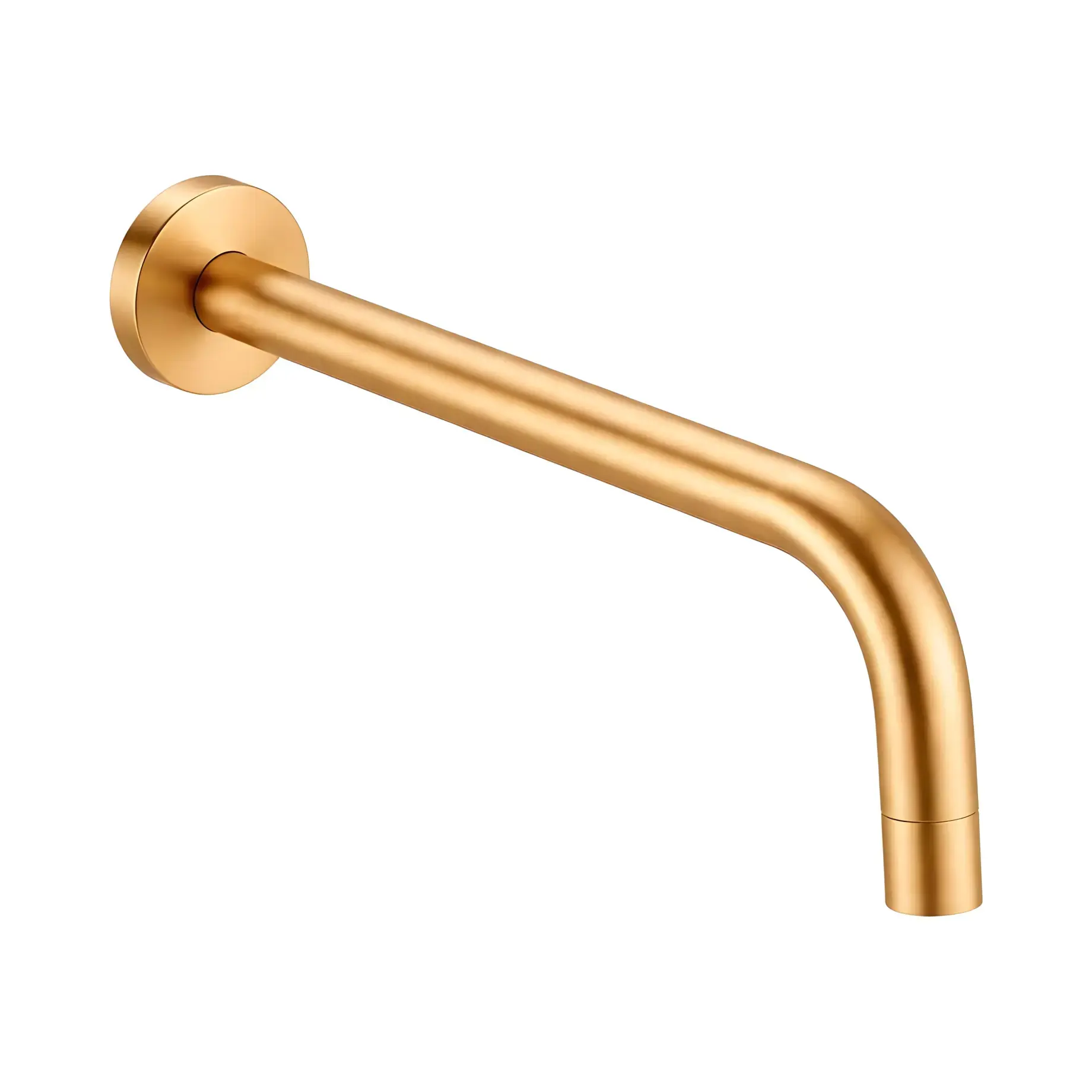 Вилив для раковини 178 мм Paffoni ZBOC045HGSP Brushed honey gold — вид на білому тлі