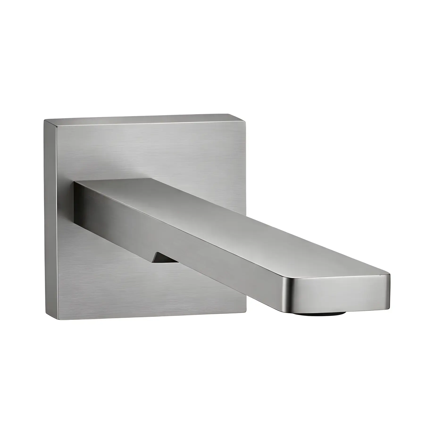 Вилив 155 мм Paffoni ZBOC120ST Steel looking — вид на білому тлі