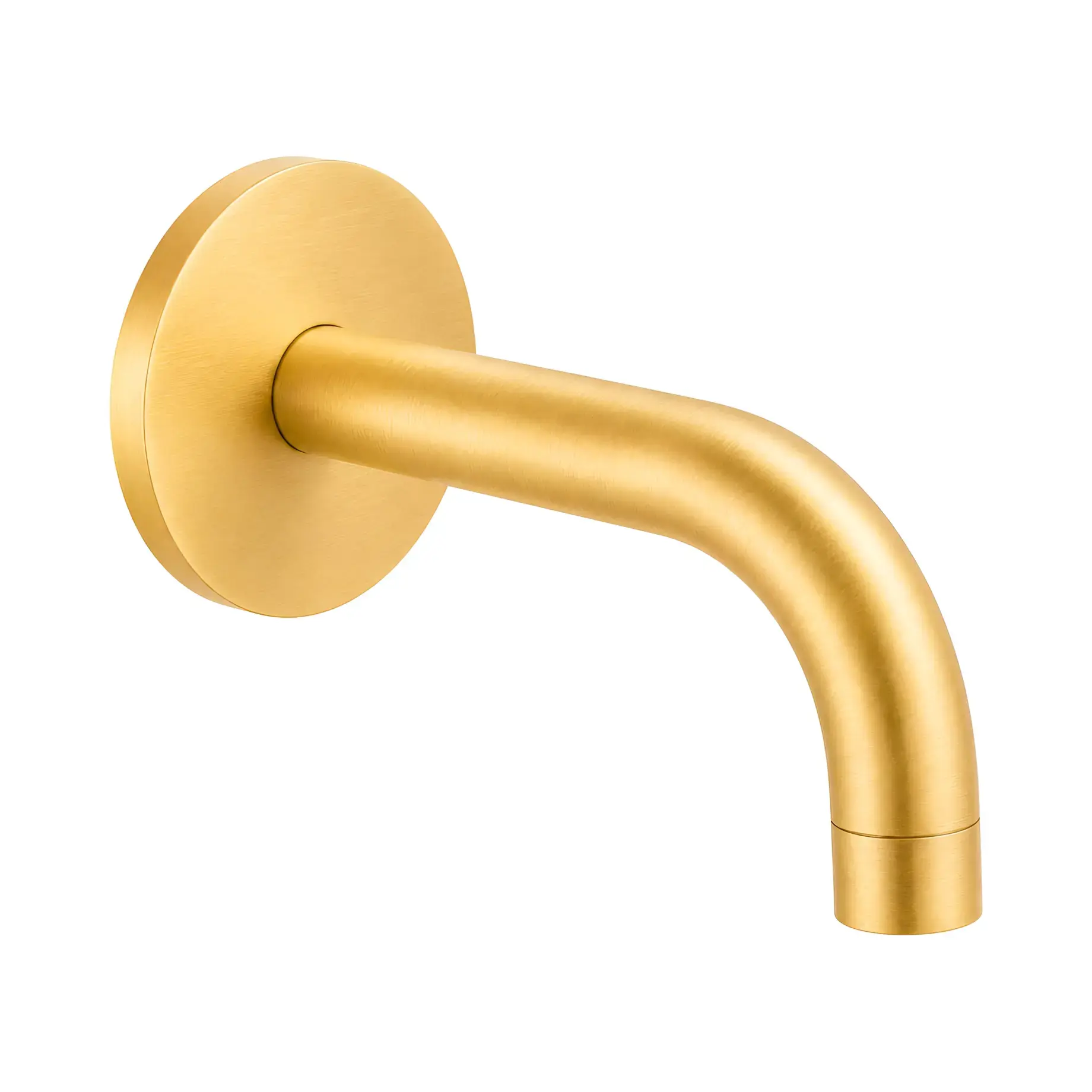 Вилив для ванни 17,5 см Виробник ZBOC139HGSP Brushed honey gold — вид на білому тлі