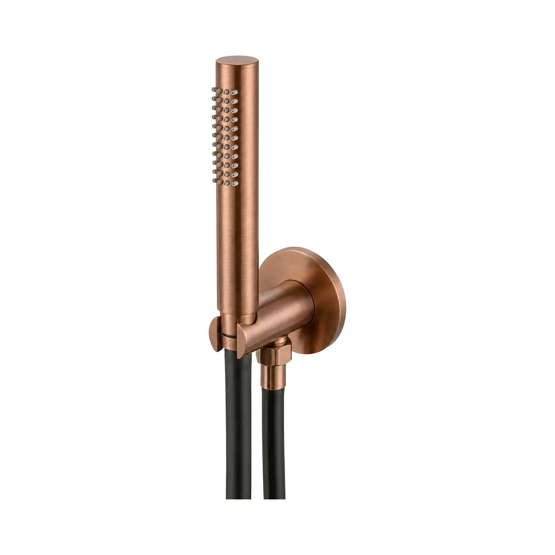 Душовий гарнітур 1jet Tondo Paffoni ZDUP094RASP Brushed Copper PVD — вид на білому тлі
