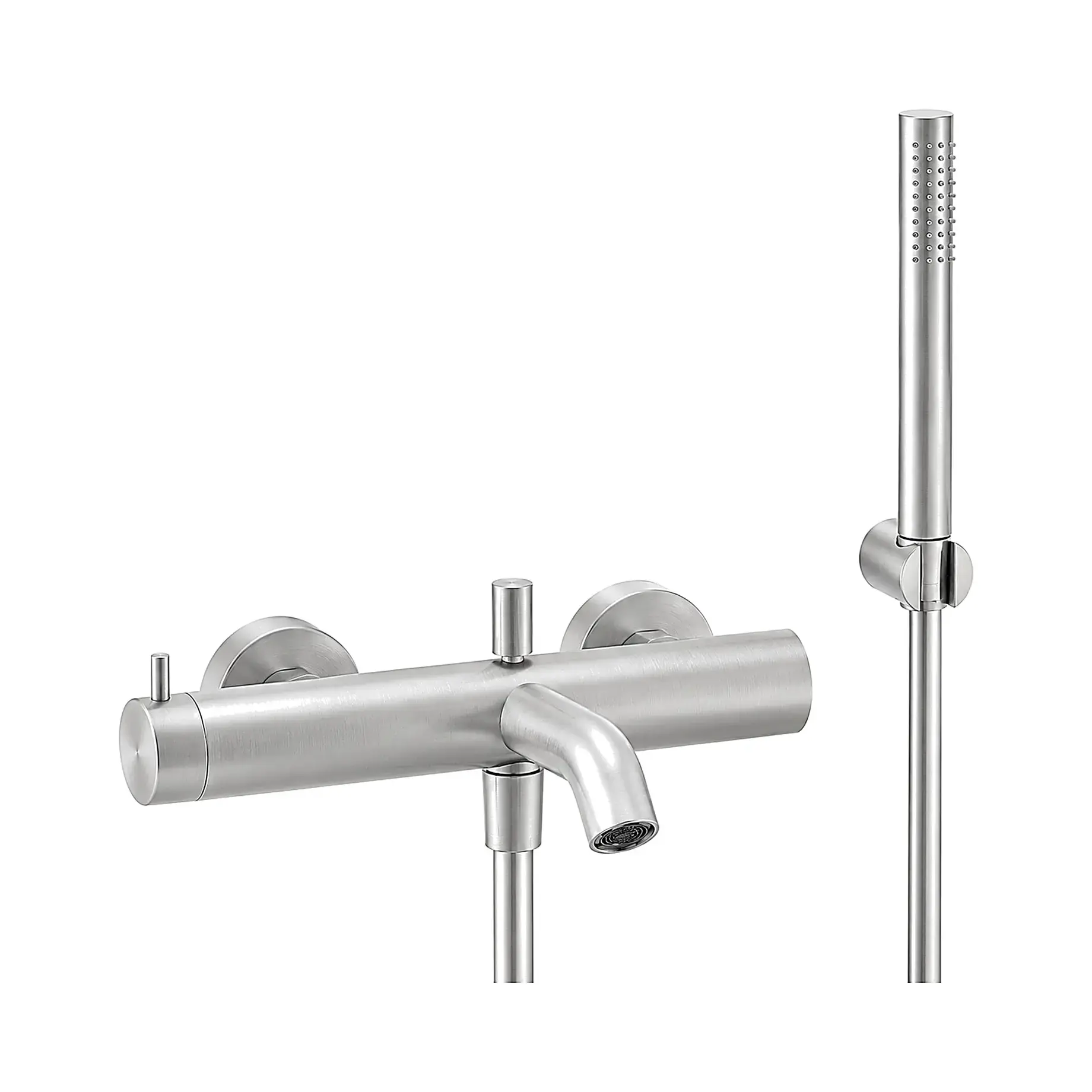 Змішувач для ванни Inox Tech Paffoni INOX026AC — вид на білому тлі