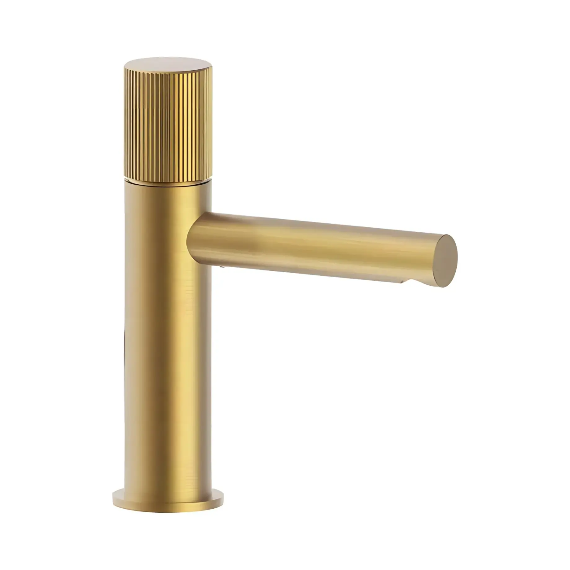 Змішувач для раковини  Jo з донним клапаном Clic-Clac Paffoni JO071KHGSP Brushed honey gold — вид на білому тлі
