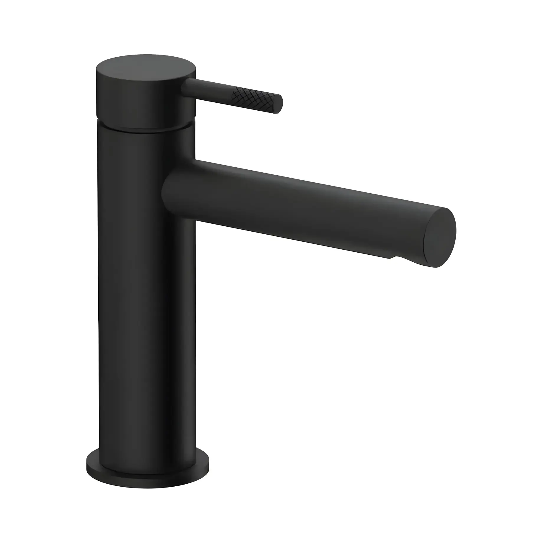 Змішувач для раковини JOLLY з донним клапаном clic-clac Paffoni JL071KNO Matt Black — вид на білому тлі