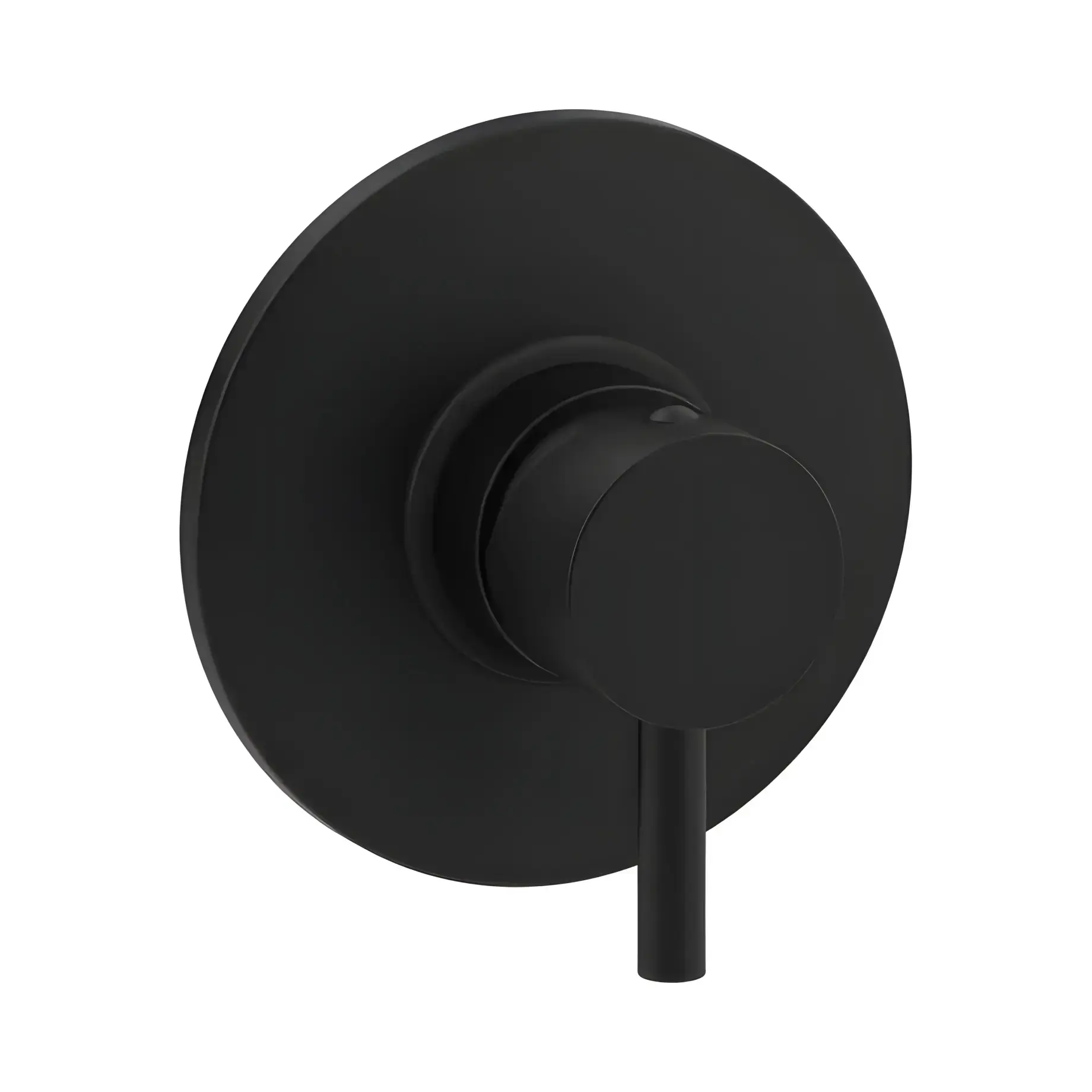 Змішувач для душу  Light Paffoni LIG010NO Matt Black — вид на білому тлі