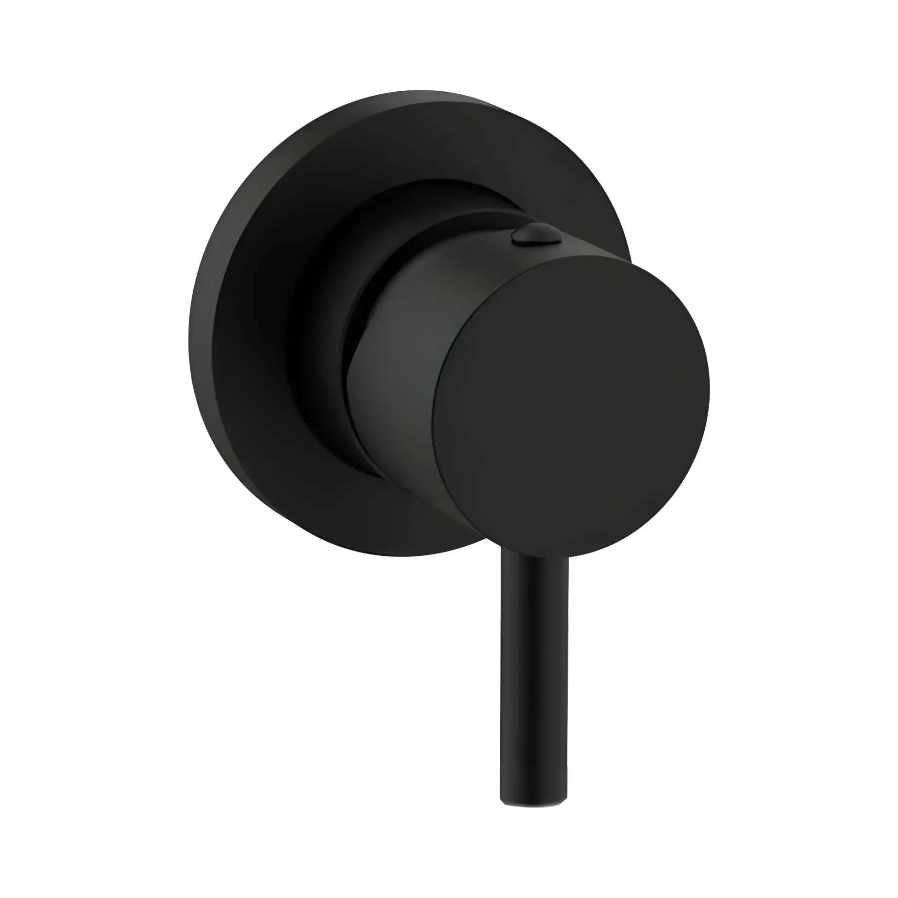 Змішувач для душу  Light  Ø70 мм Paffoni LIG010NO70 Matt Black — вид на білому тлі