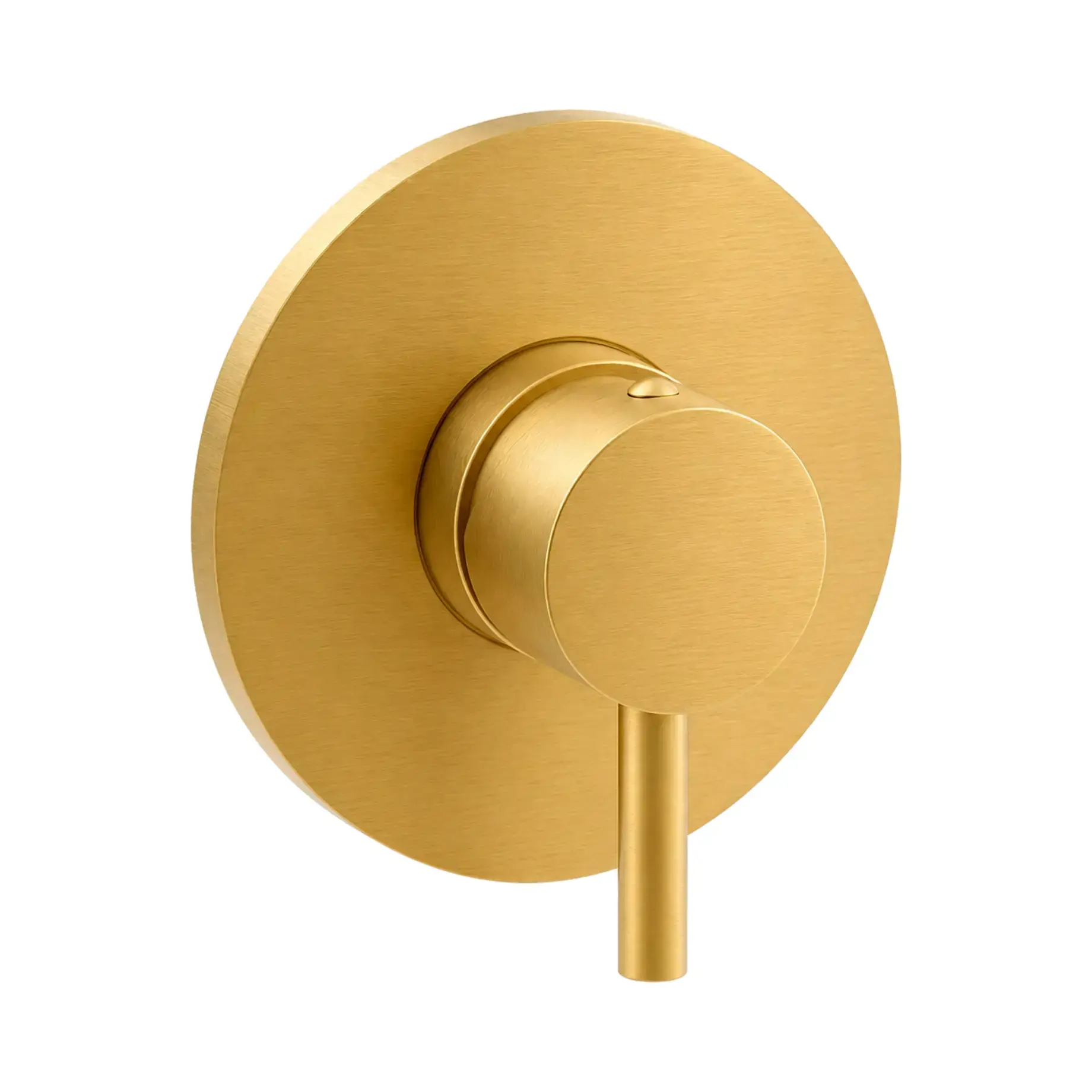 Змішувач для душу  Light Paffoni LIG011HGSP Brushed honey gold — вид на білому тлі