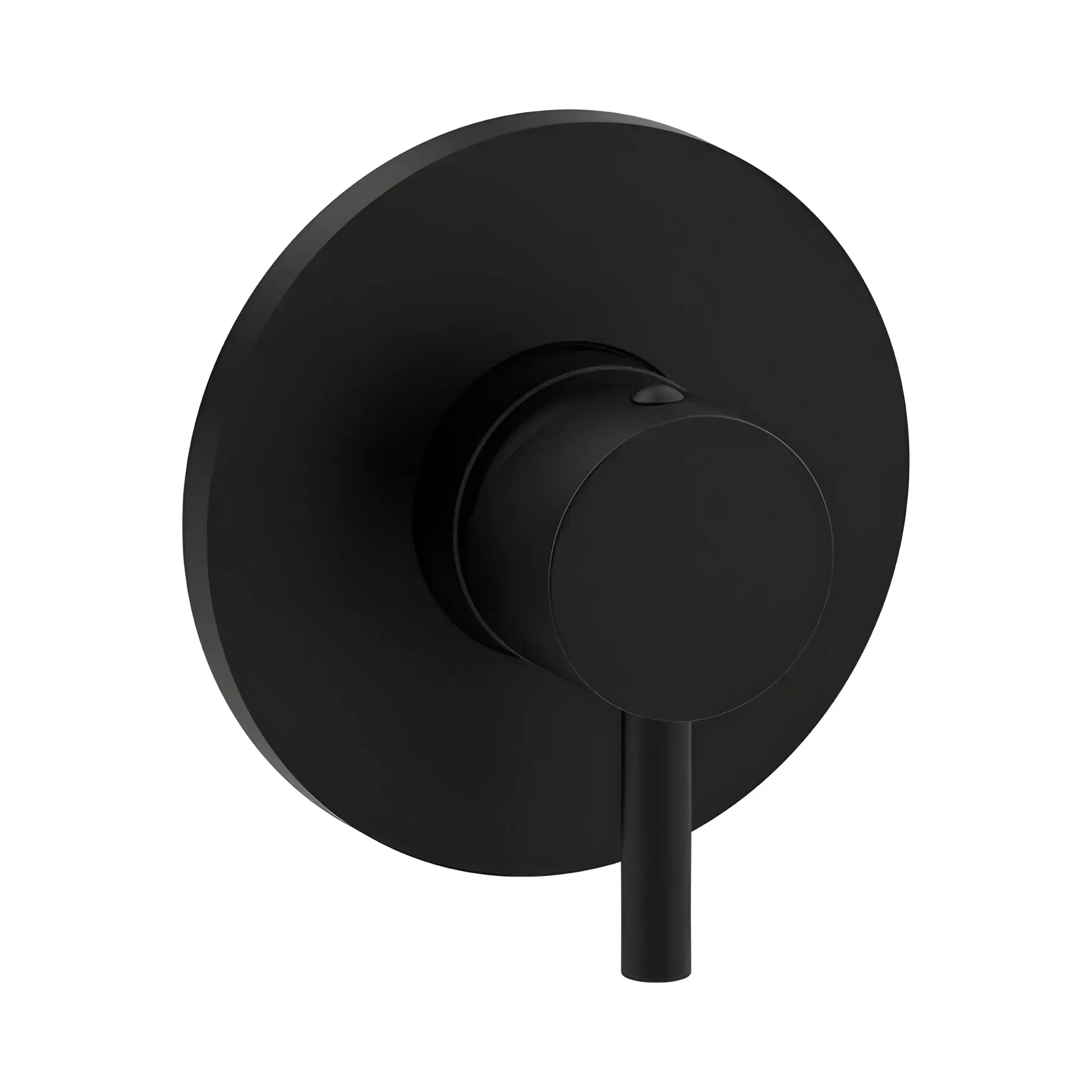 Змішувач для душу  Light Paffoni LIG011NO Matt Black — вид на білому тлі