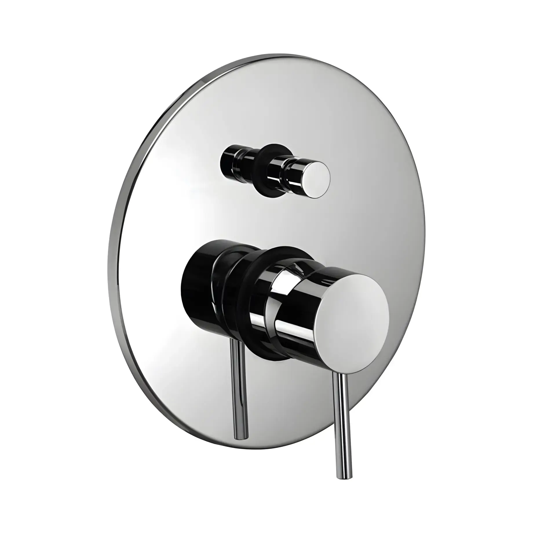 Смеситель для душа Light Paffoni LIG015CR White Alpin — вид спереди