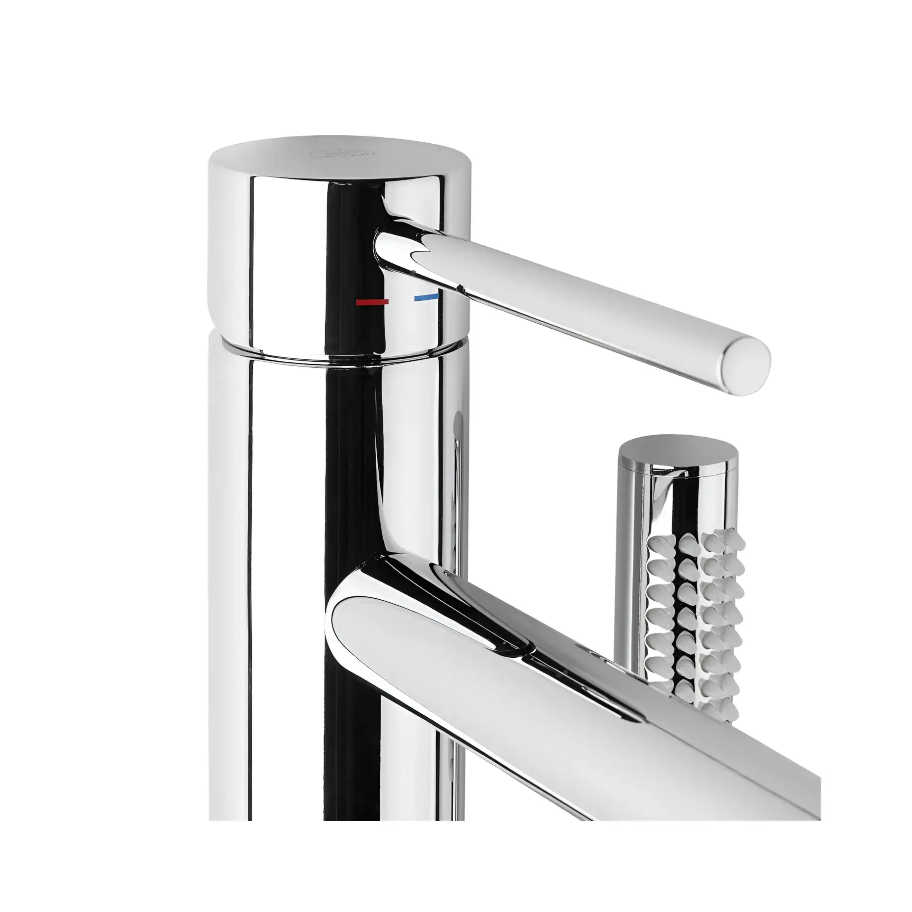 Змішувач для ванни Light Paffoni LIG032CR Chrome — вид ззаду