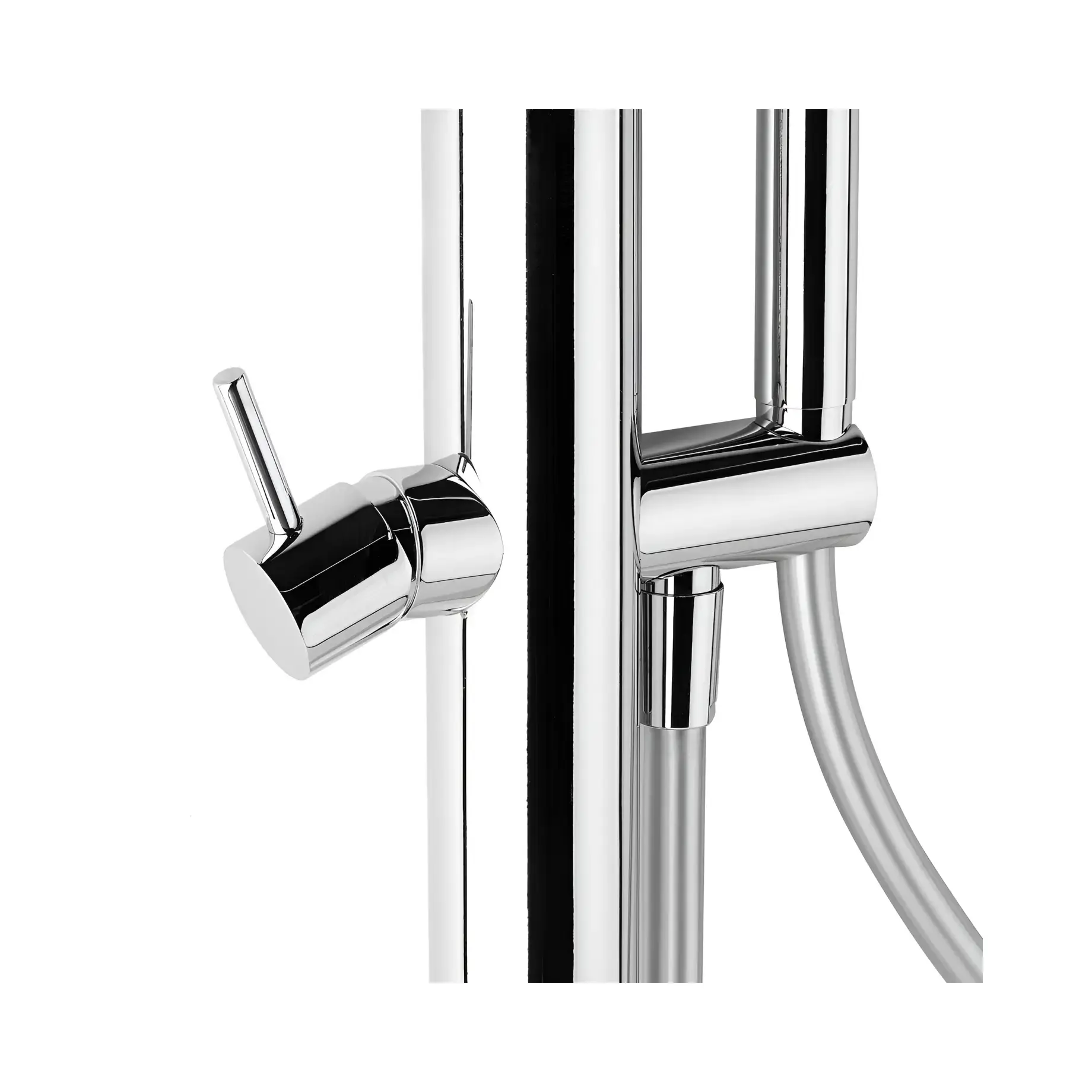 Змішувач для ванни Light Paffoni LIG032CR Chrome — ракурс 3/4