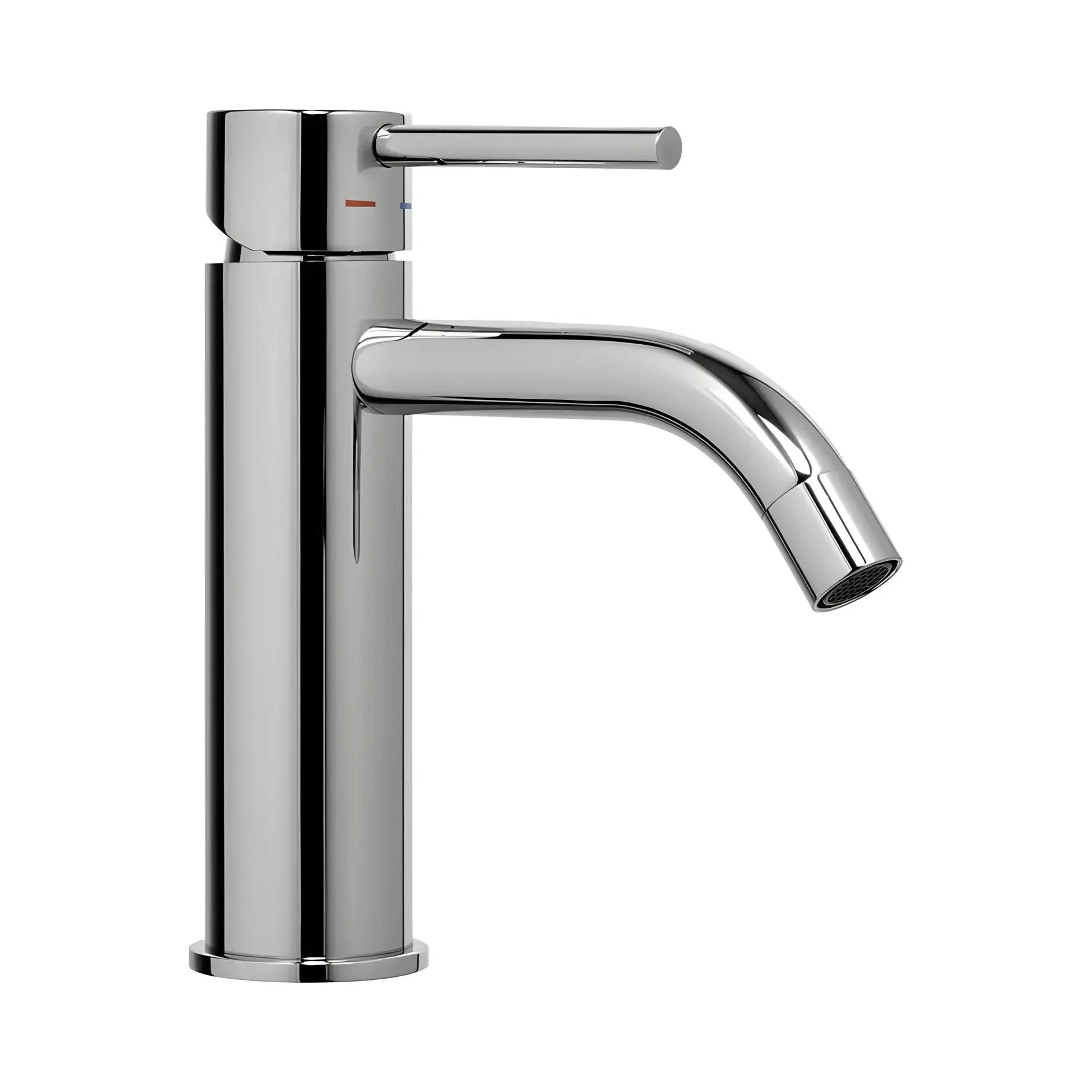 Змішувач для раковини  Light з донним клапаном Clic-Clac Paffoni LIG071KCR Chrome — вид на білому тлі