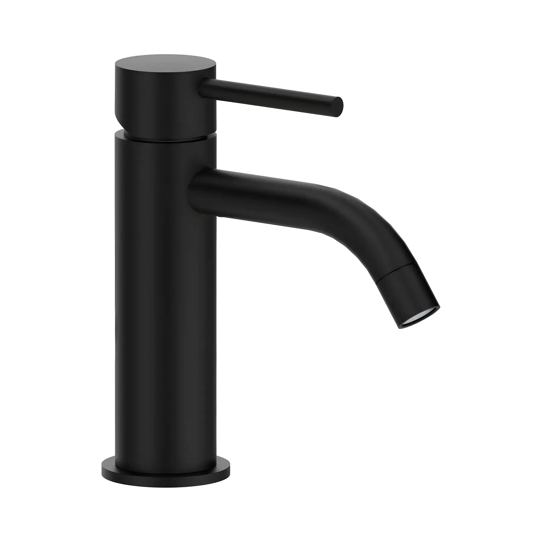 Змішувач для раковини  Light без донного клапана Paffoni LIG071NO Matt Black — вид згори