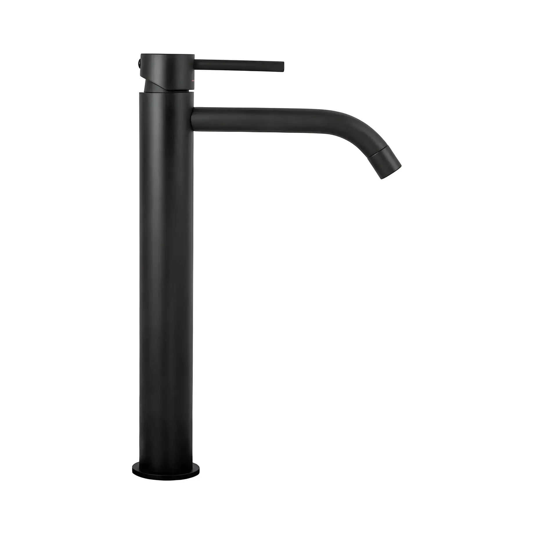 Змішувач для раковини високий  Light з донним клапаном Clic-Clac Paffoni LIG081KNO Matt Black — вид згори