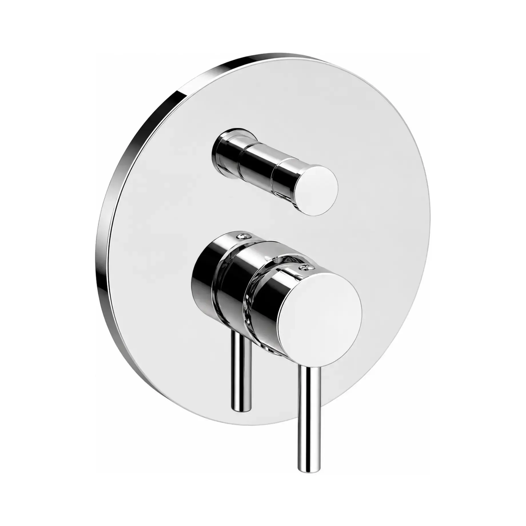 Змішувач для душу  Light без вбудовуваної частини Paffoni LIGBOX015CR Chrome — вид на білому тлі