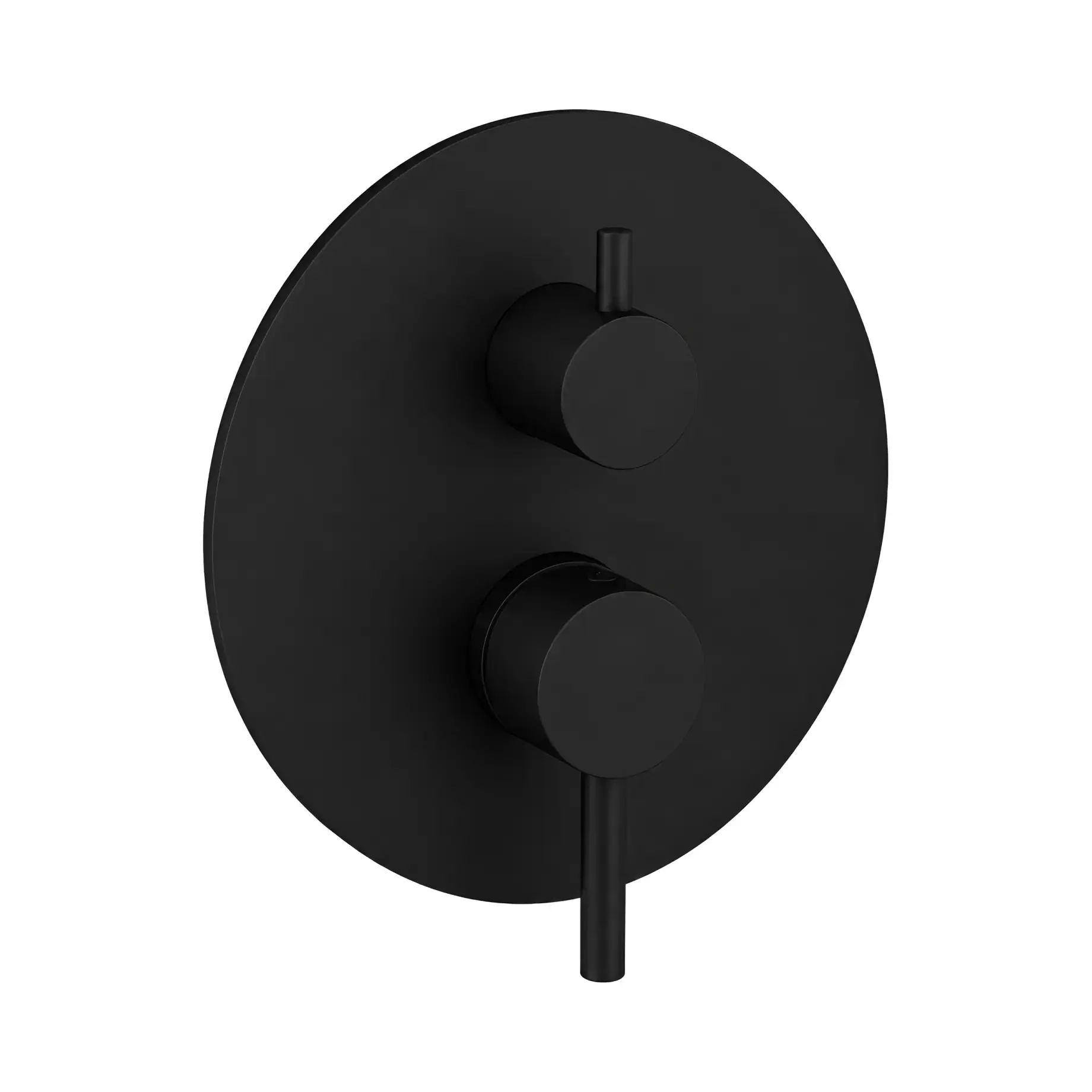 Змішувач для душу Light Paffoni LIGBOX019NO Matt Black — вид на білому тлі