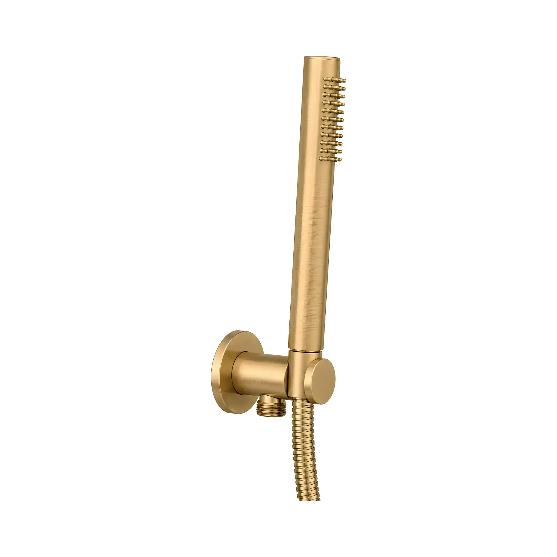 Душовий гарнітур 1jet Tondo Paffoni ZDUP094HGSP Brushed honey gold — вид на білому тлі