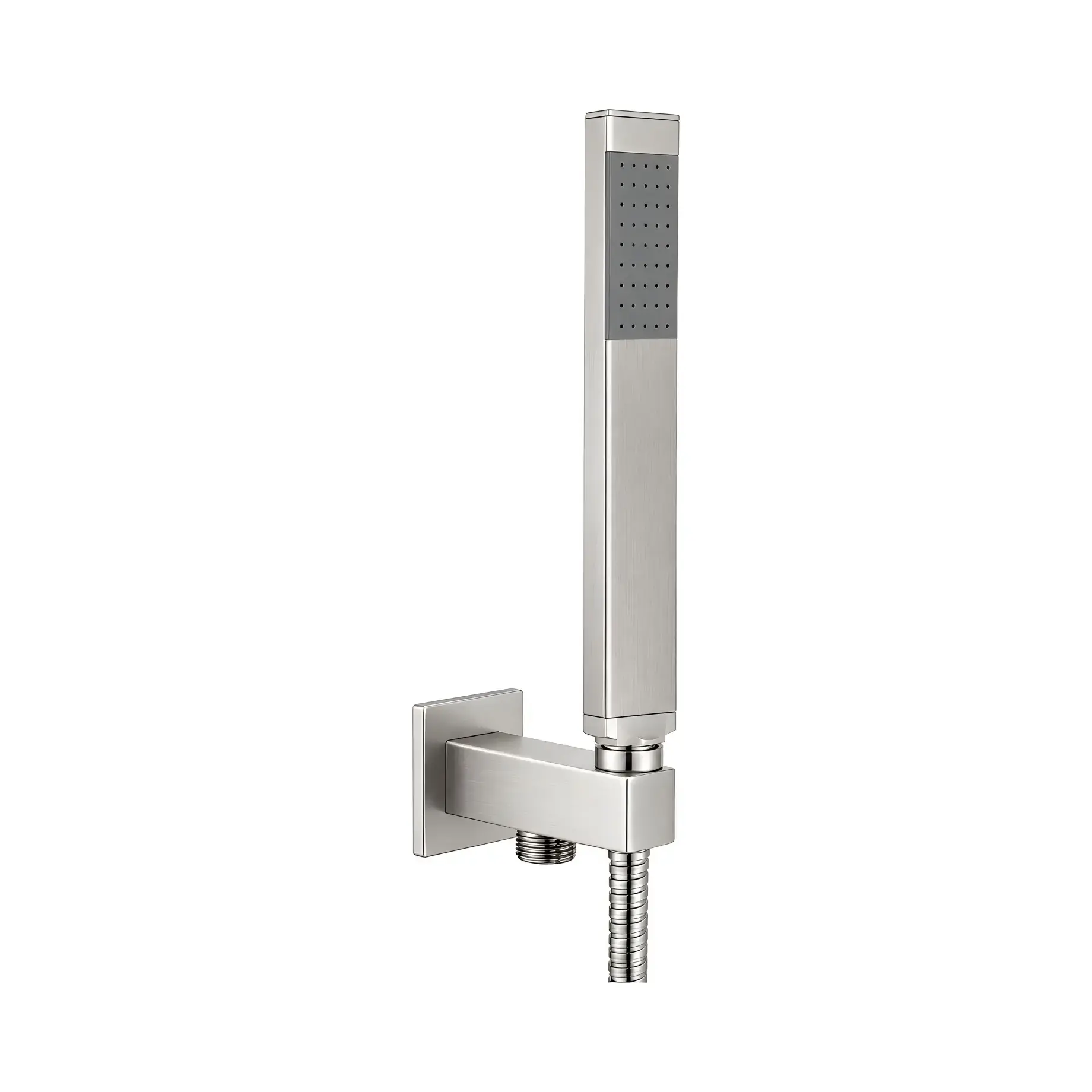 Душовий гарнітур 1jet Quadro Paffoni ZDUP095ST Stainless Steel — вид на білому тлі