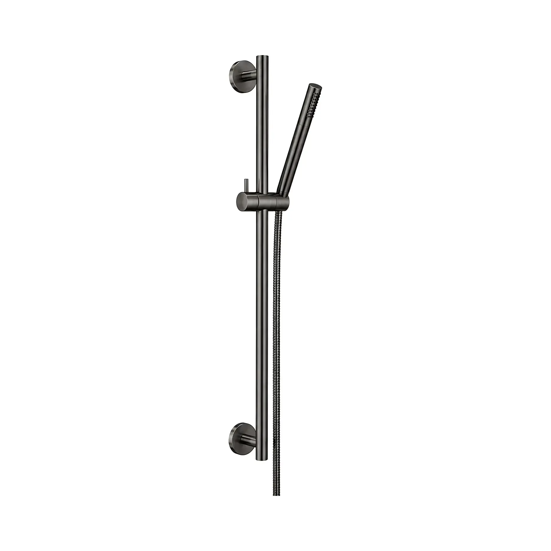 Душовий гарнітур  LIFE Paffoni ZSAL135NKNSP Brushed Black Nickel — вид на білому тлі