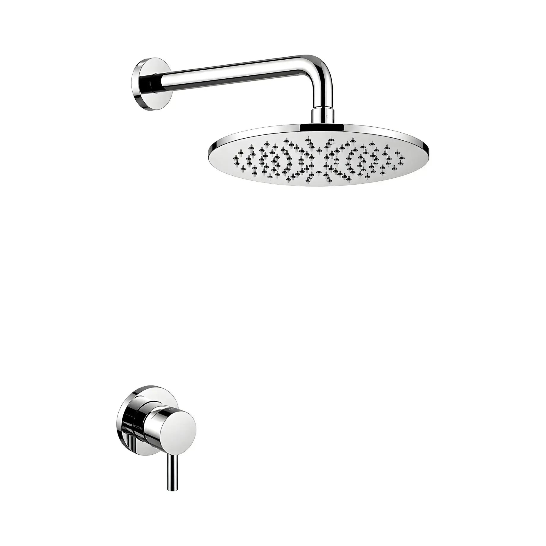 Душова система Shower на 1 споживача Paffoni KITLIG011CR Chrome — вид на білому тлі