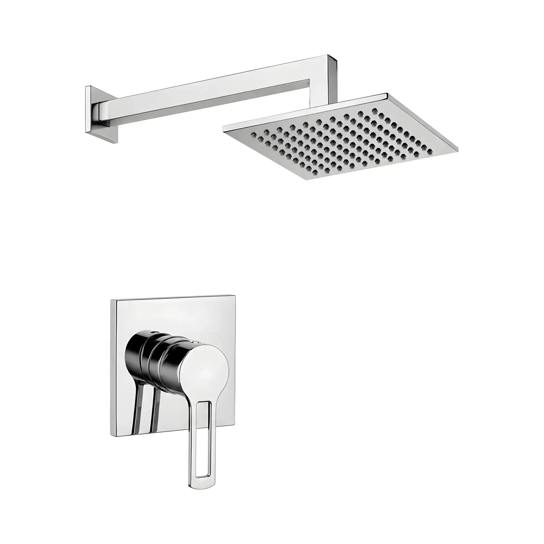 Душова система Shower на 1 споживача Paffoni KITRIN010CR/M Chrome — вид на білому тлі