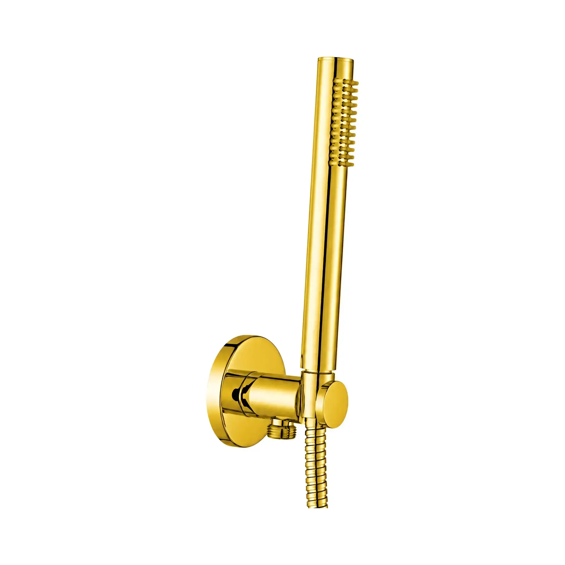 Душовий гарнітур 1jet Tondo Paffoni ZDUP094HG70 Honey gold — вид на білому тлі