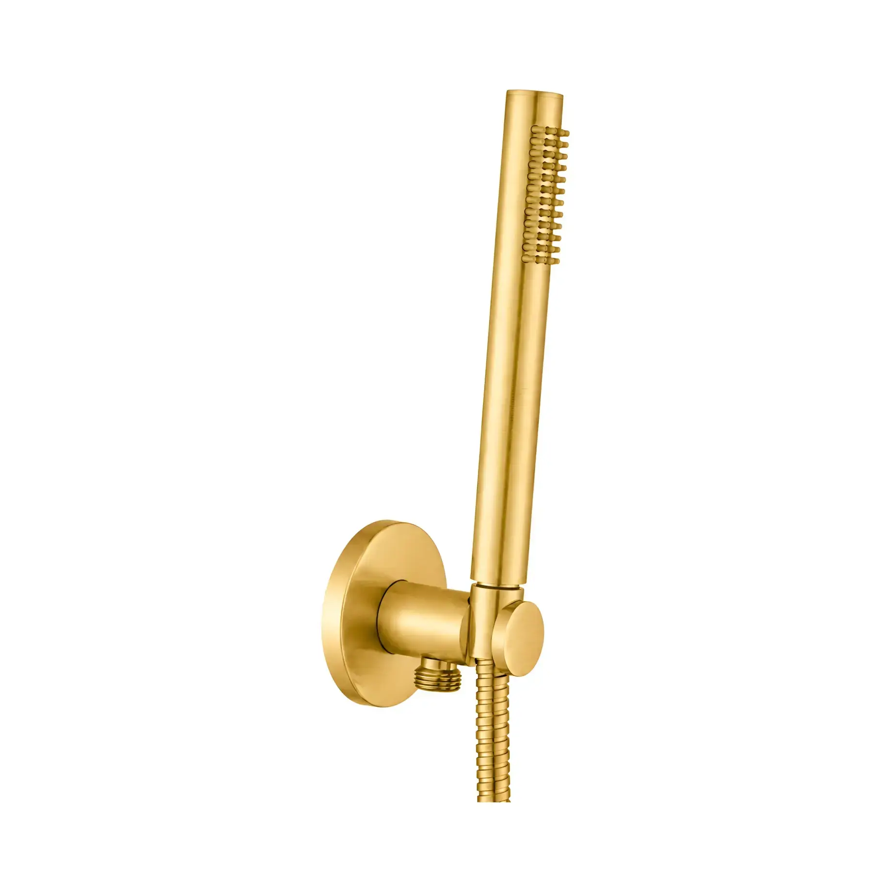 Душовий гарнітур 1jet Tondo Paffoni ZDUP094HGSP70 Brushed honey gold — вид на білому тлі