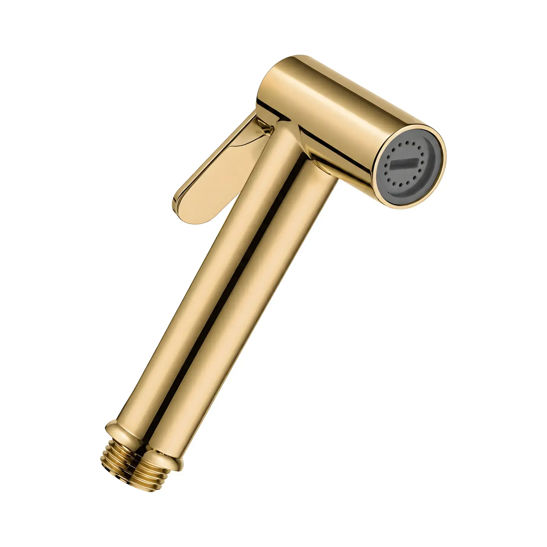 Лійка гігієнічного душу Tweet Round Paffoni ZDOC120HG Honey gold — вид на білому тлі