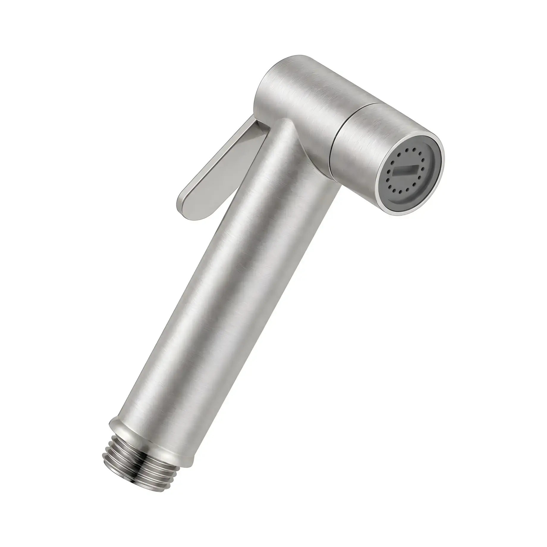 Лійка гігієнічного душу Tweet Round Paffoni ZDOC120ST Stainless Steel — вид на білому тлі