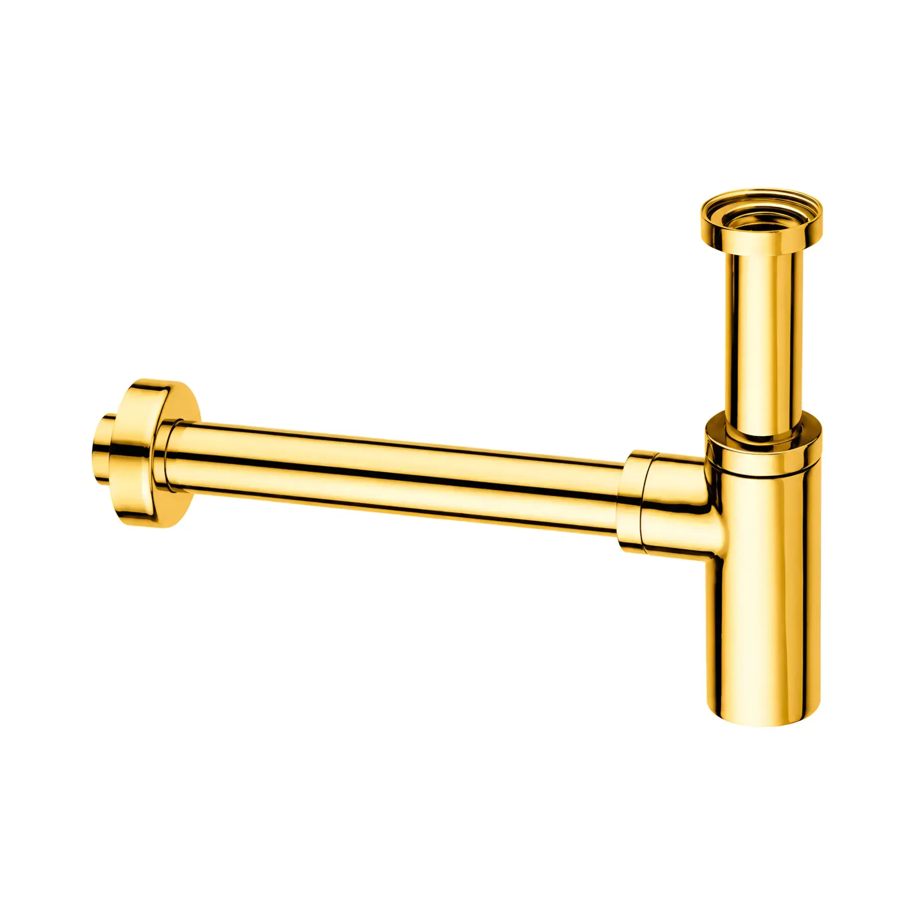 Сифон для раковини Paffoni ZACC240HG Honey gold — вид на білому тлі
