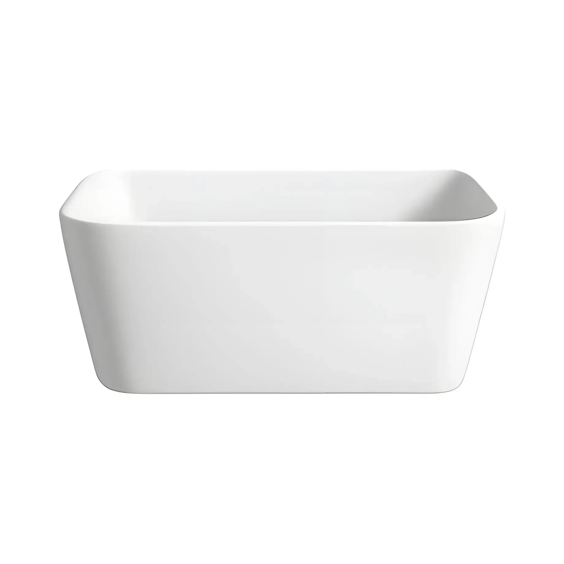 Умивальник Brezza Rexa Design LBZA383801 Glacier White 38 х 38 см — вид на білому тлі