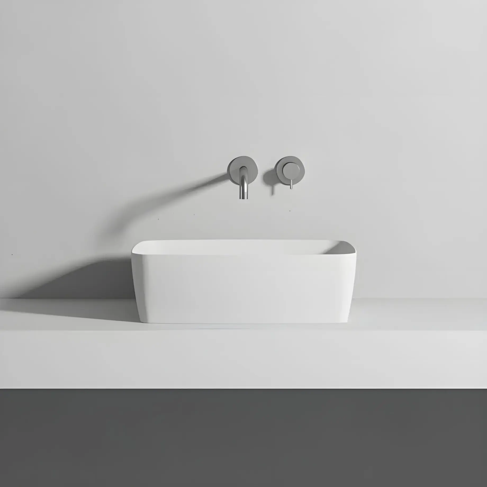 Умивальник Brezza Rexa Design LBZA503801 — вид спереду