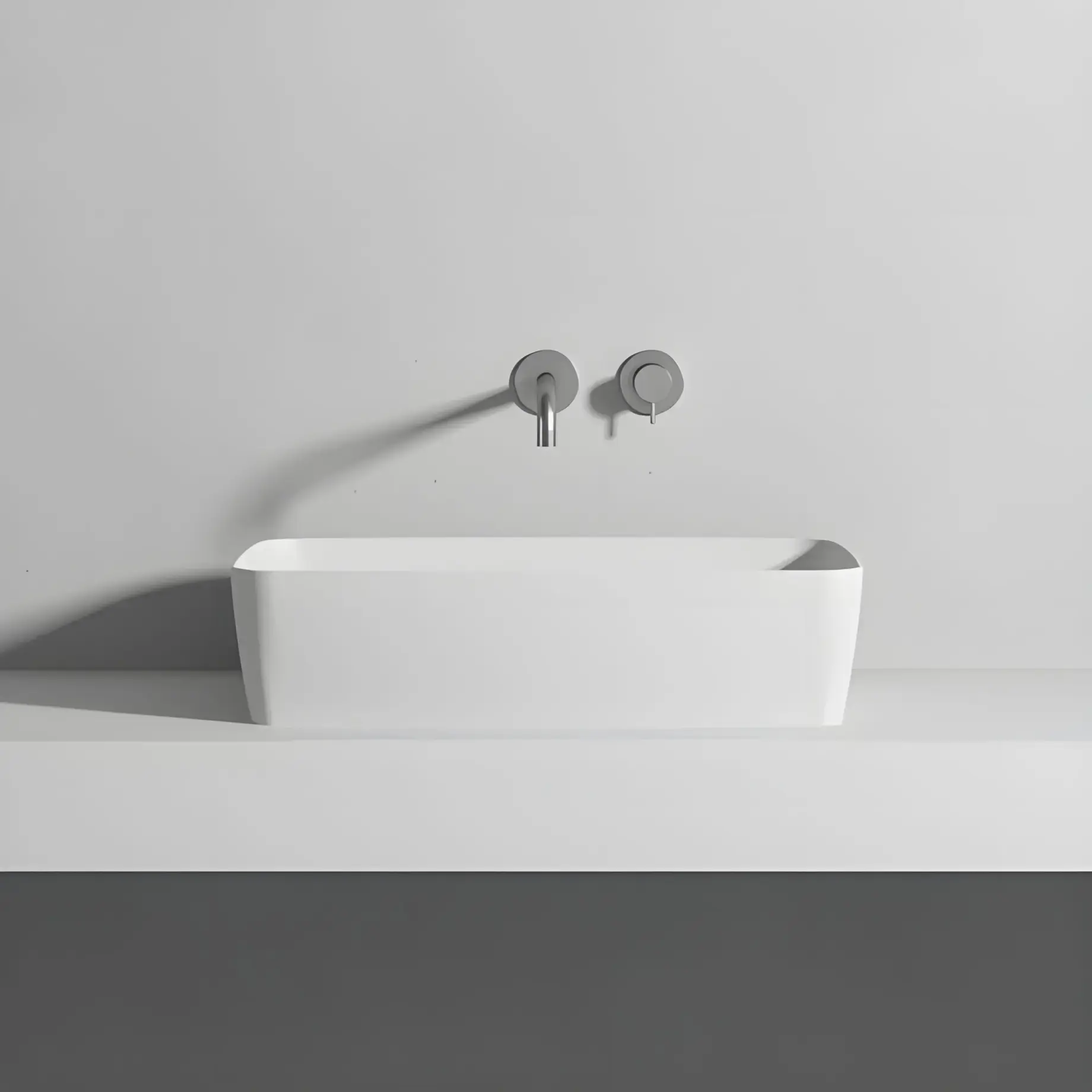 Умивальник Brezza Rexa Design LBZA603801 — вид спереду