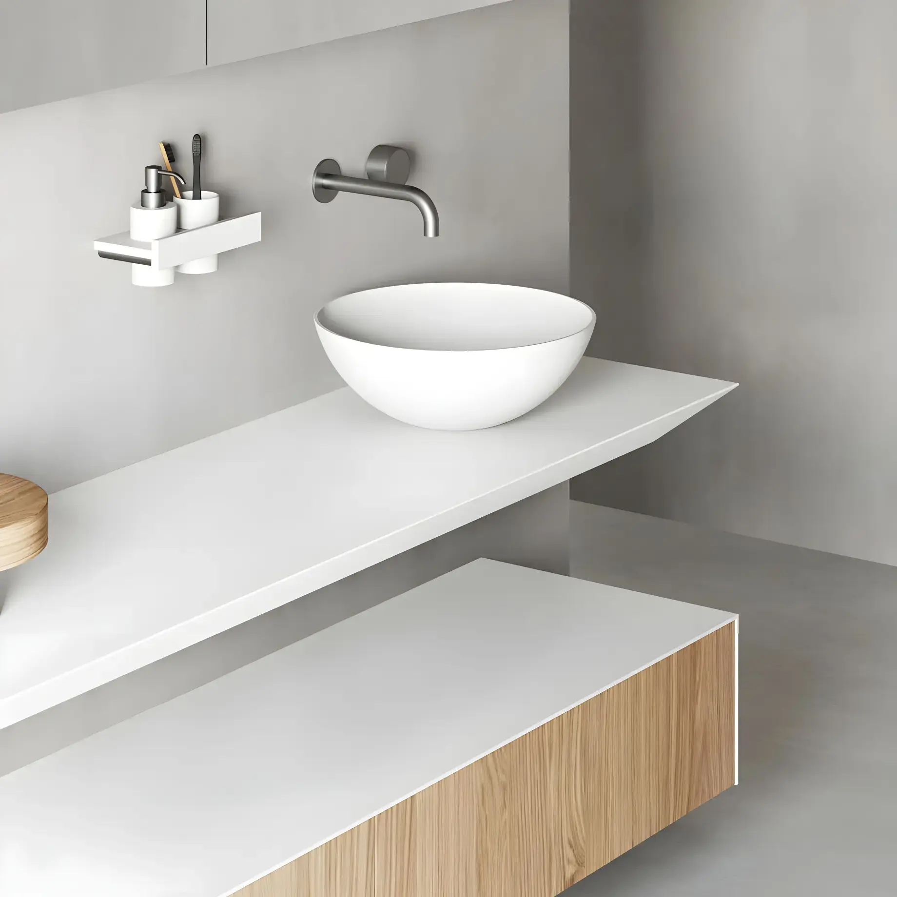 Умивальник Calimero Rexa Design LCMA404001 — вид спереду