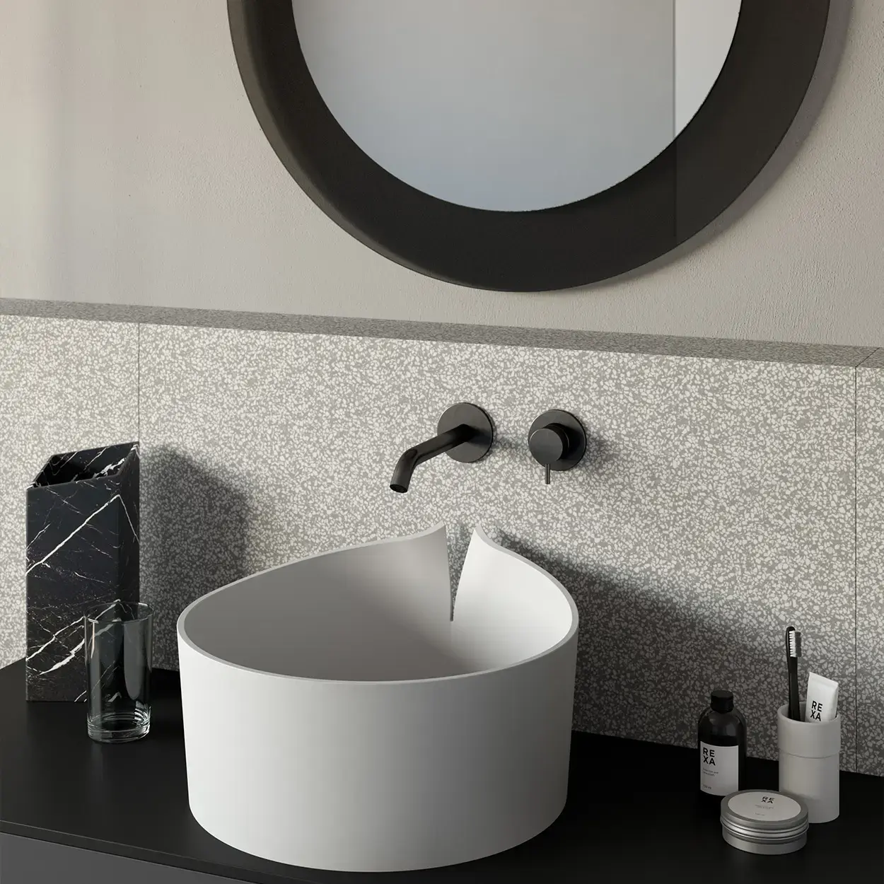 Умивальник Smoking Rexa Design LSMA424401 — бічний ракурс