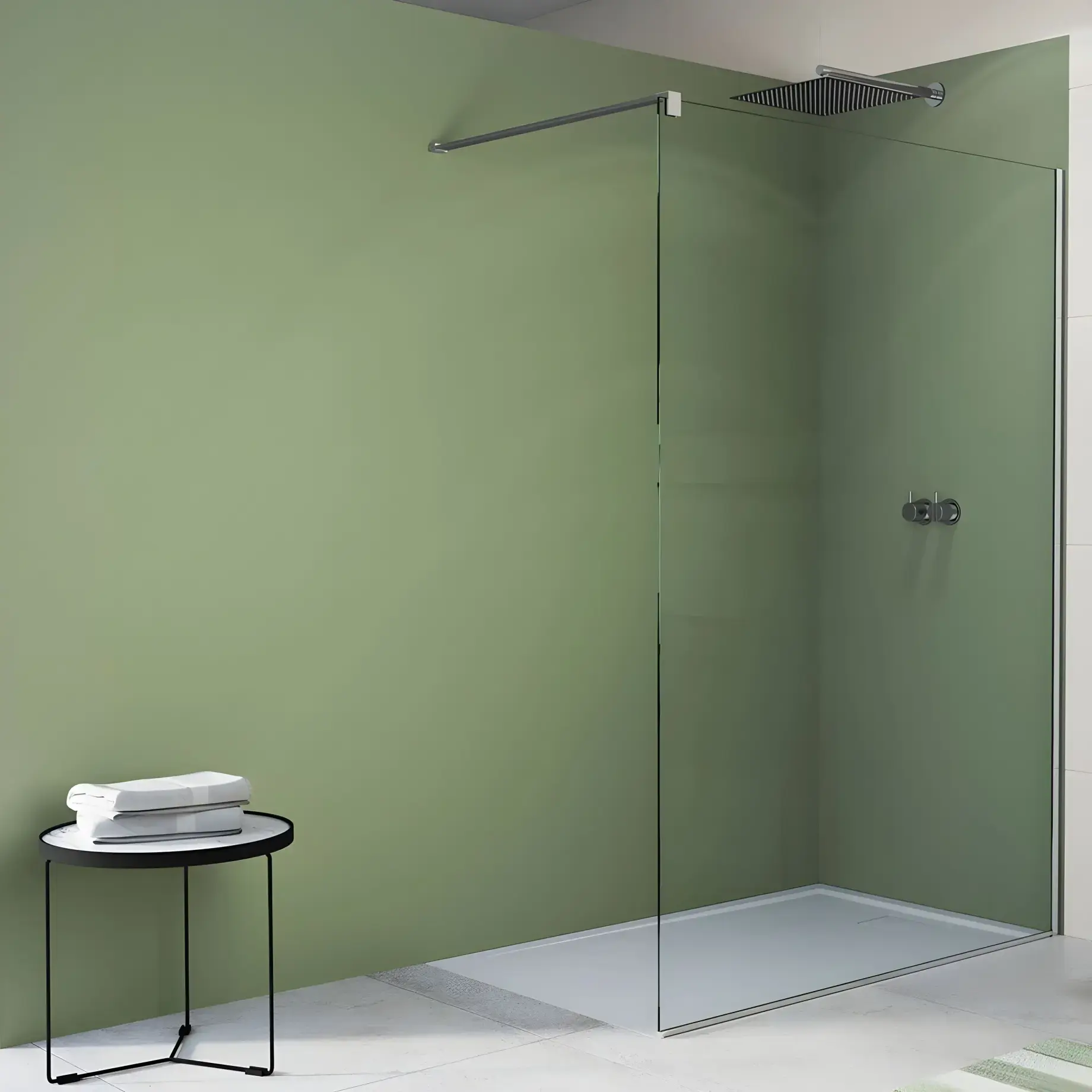 Душова стінка Walk-in Easy Ronal STR4P1205007 — бічний ракурс