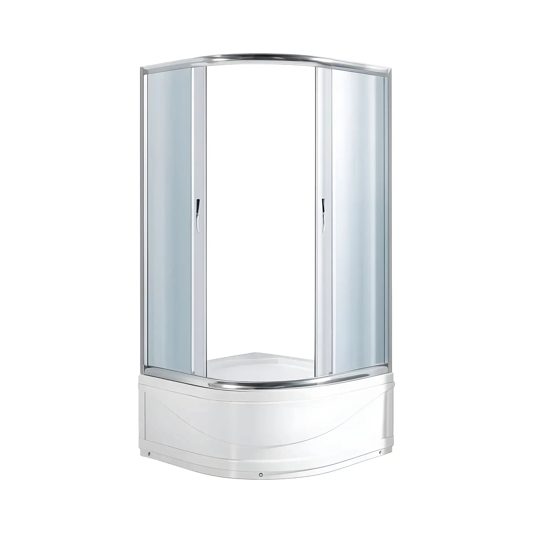Душова кабіна SERIE F-ECO Santeh 8021F-ECO 80 х 80 х 195 см — бічний ракурс