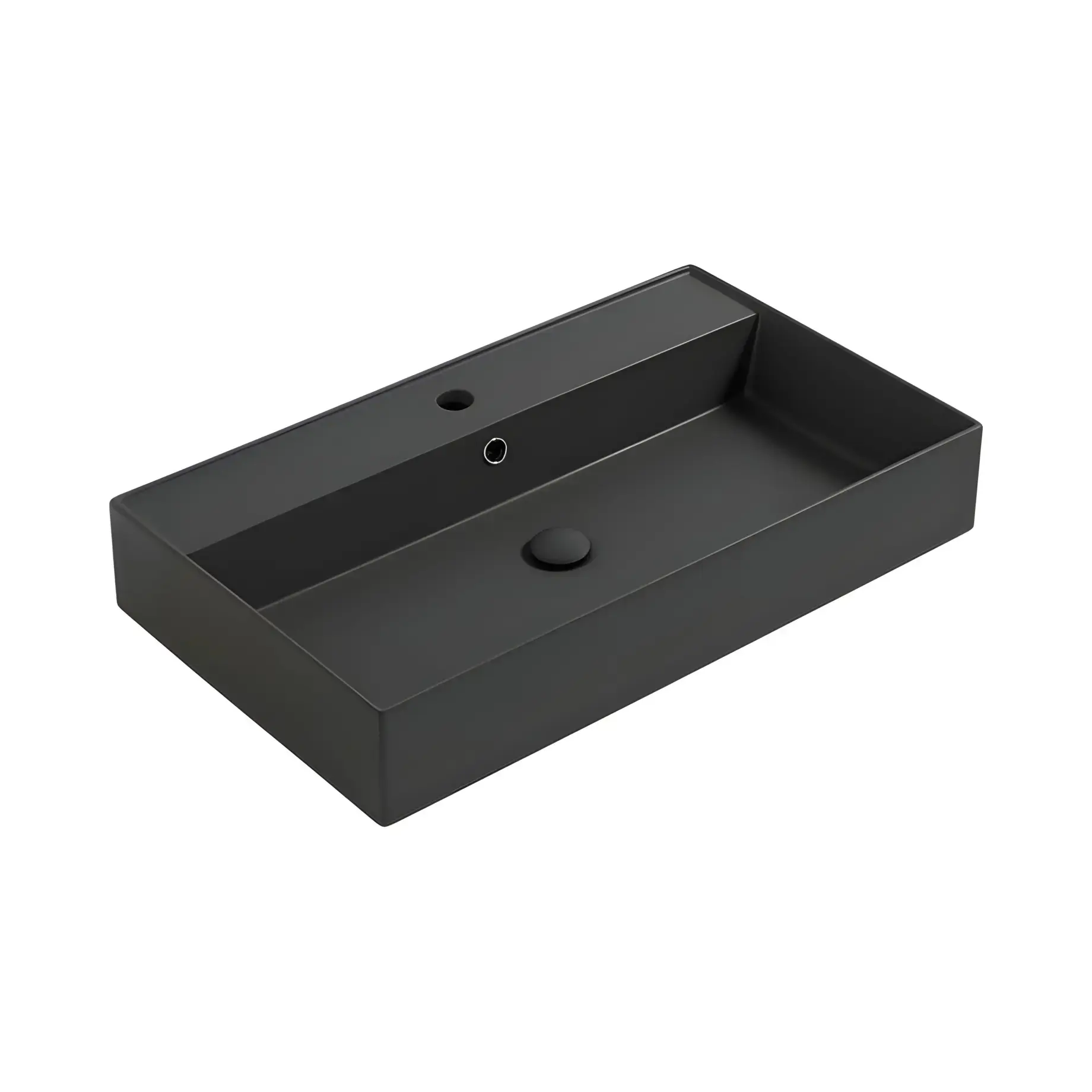 Умивальник Agile Simas AG81-56 Anthracite — вид на білому тлі