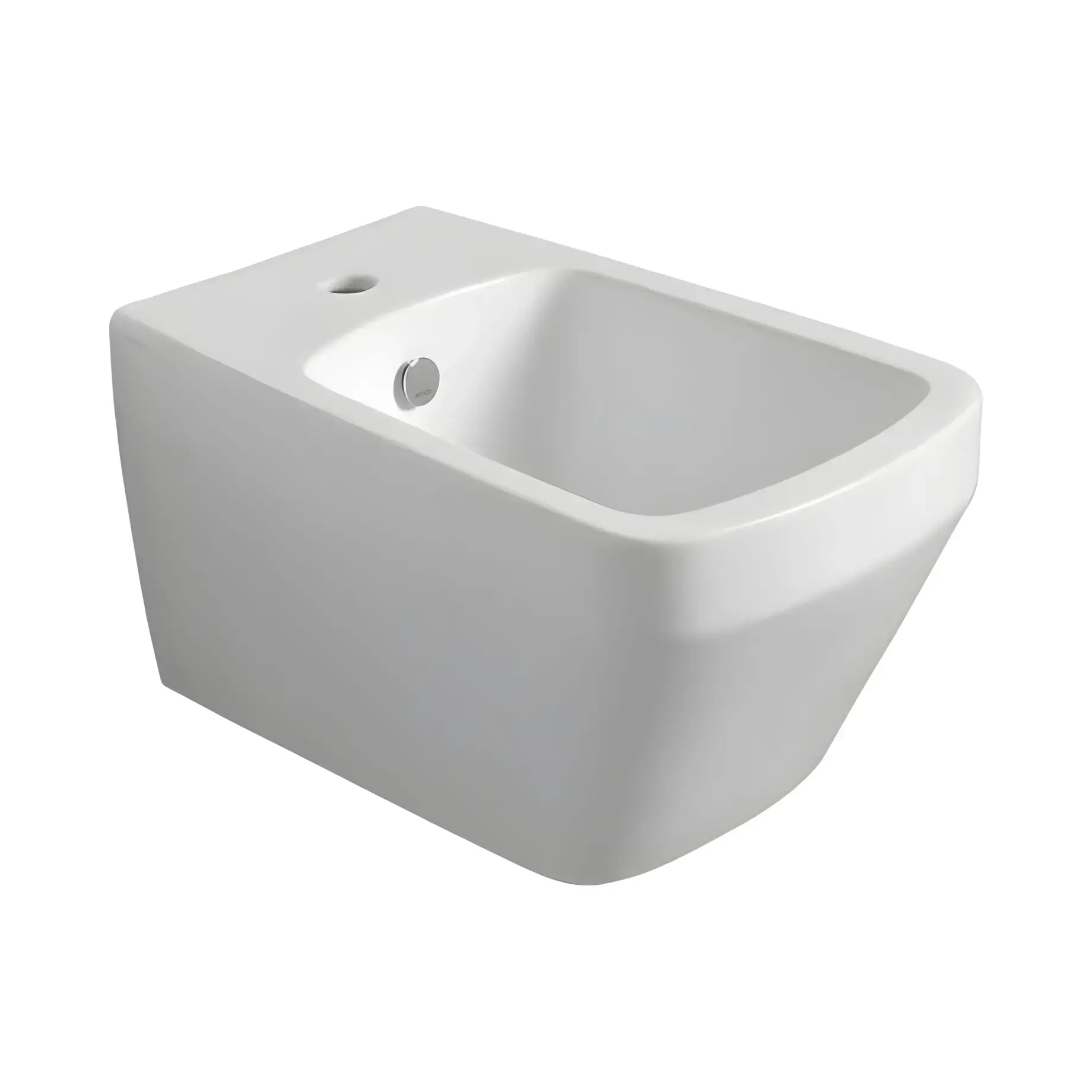 Біде підвісне Baden Baden Simas BB19 Bianco Lucido 56 х 36 см — вид на білому тлі