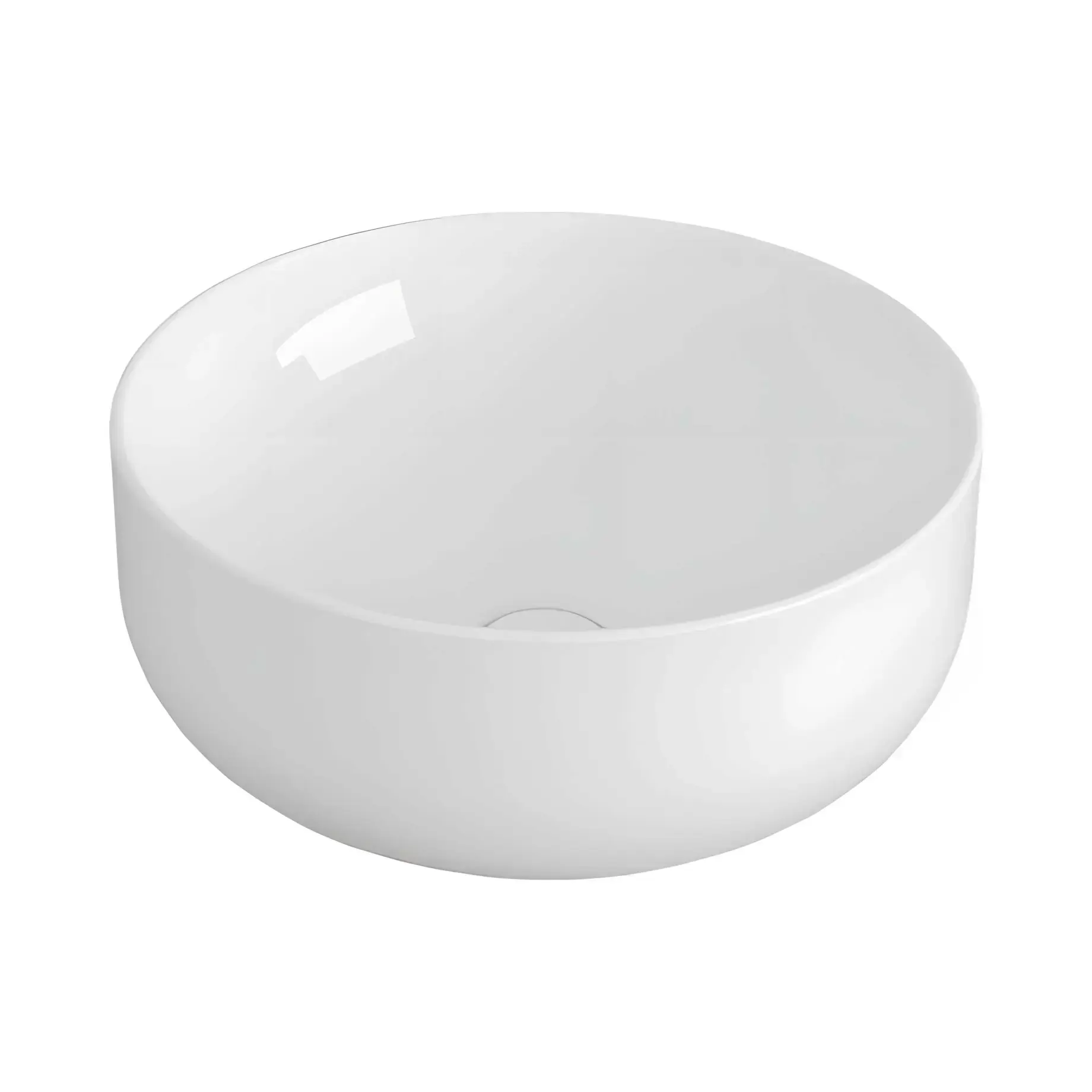 Умивальник Balloon Simas BA01 Glossy White — вид на білому тлі