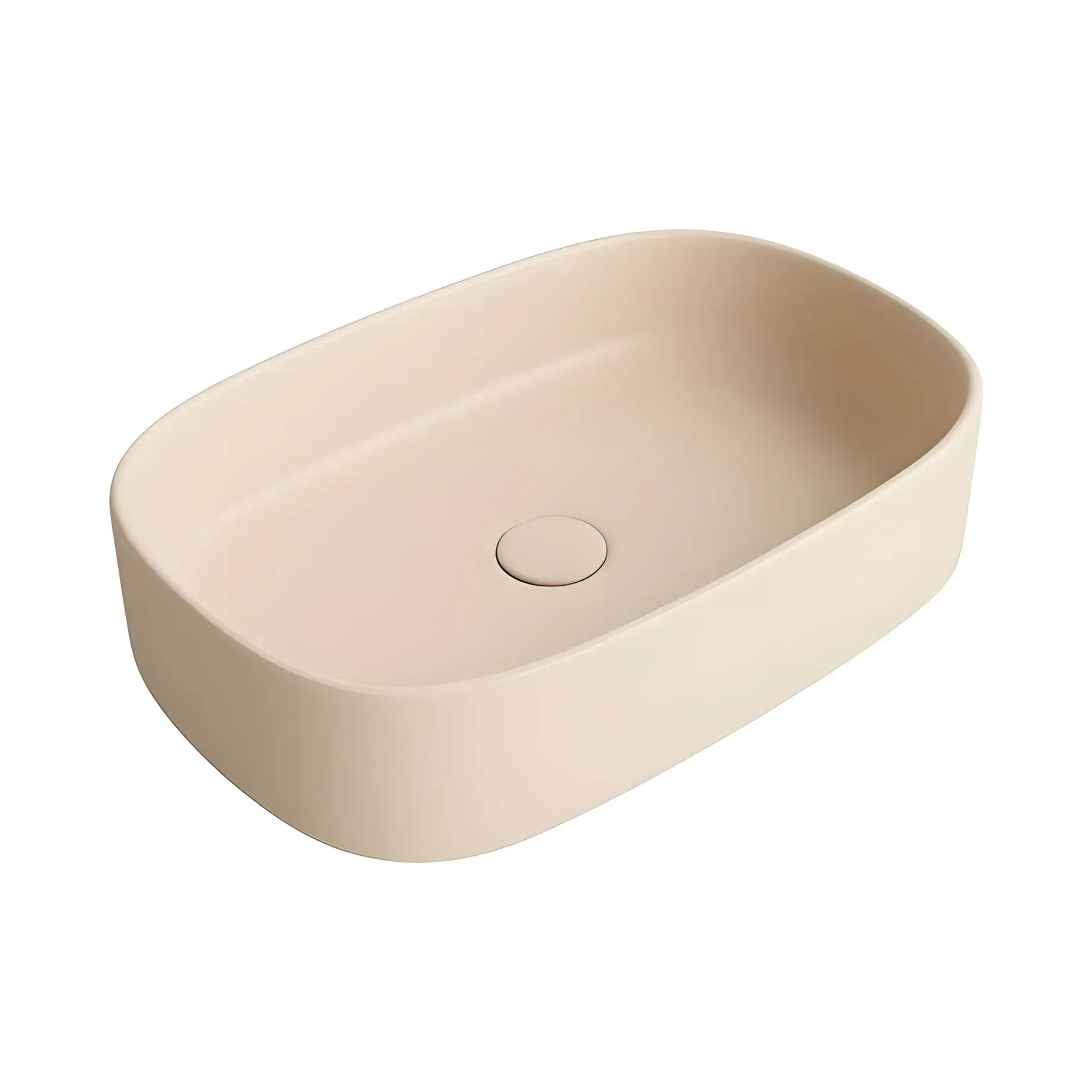 Умивальник Foriù Simas FO04-58 Satin Sand — вид на білому тлі