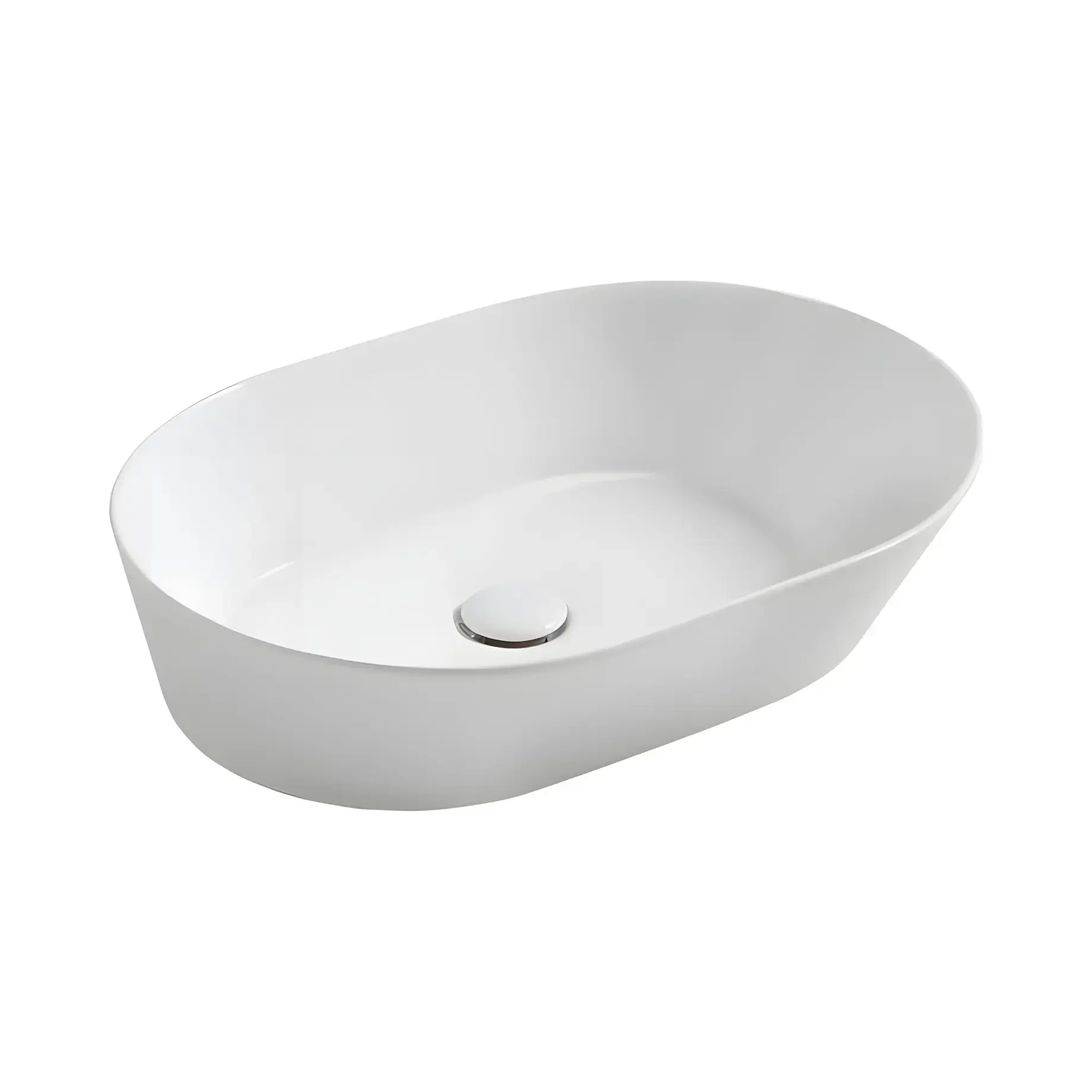 Умивальник Wave Simas WA02 Glossy White — вид на білому тлі