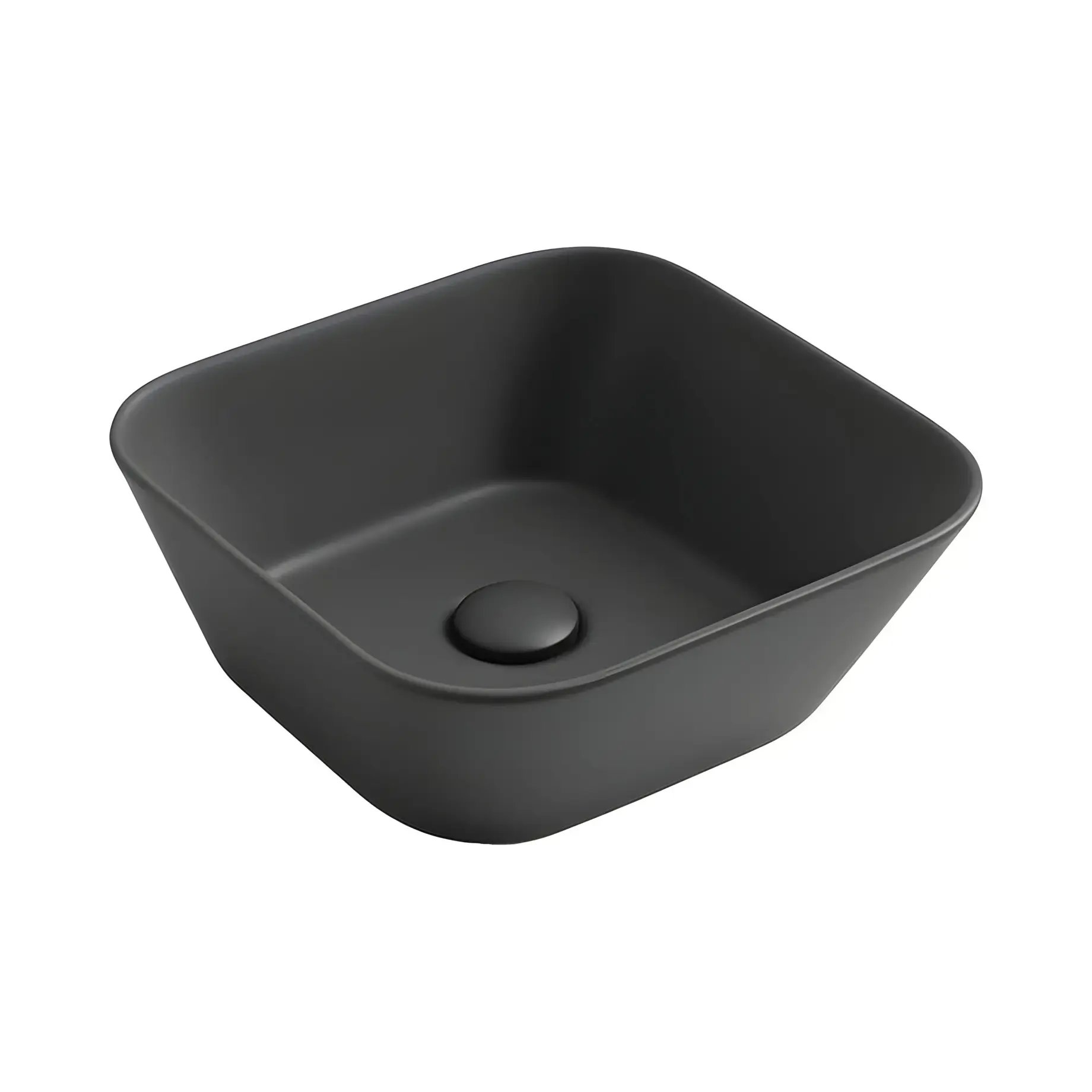 Умивальник Wave Simas WA03-56 Anthracite Matt 42 х 42 см — вид на білому тлі