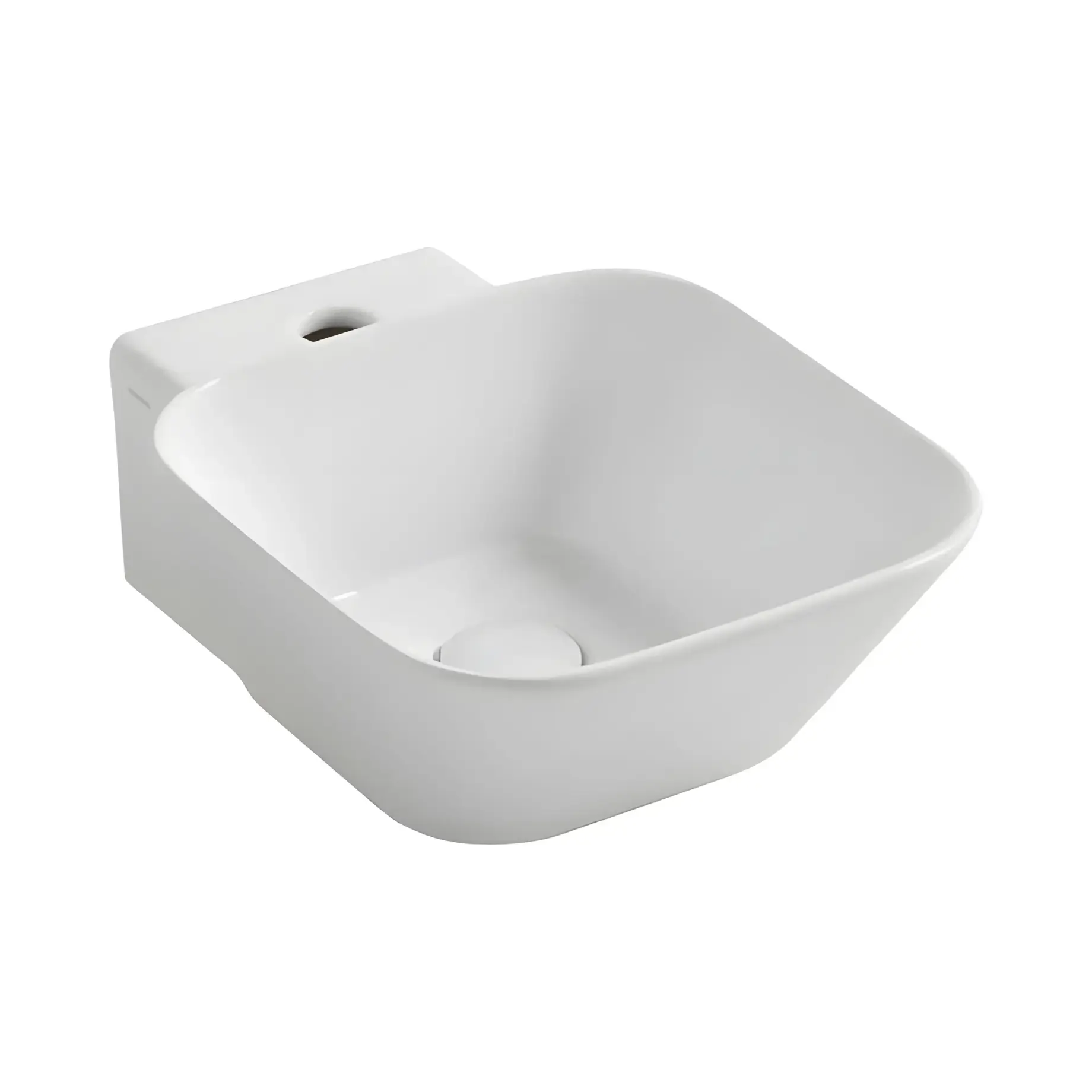 Умивальник Wave Simas WA07 Glossy White — вид на білому тлі