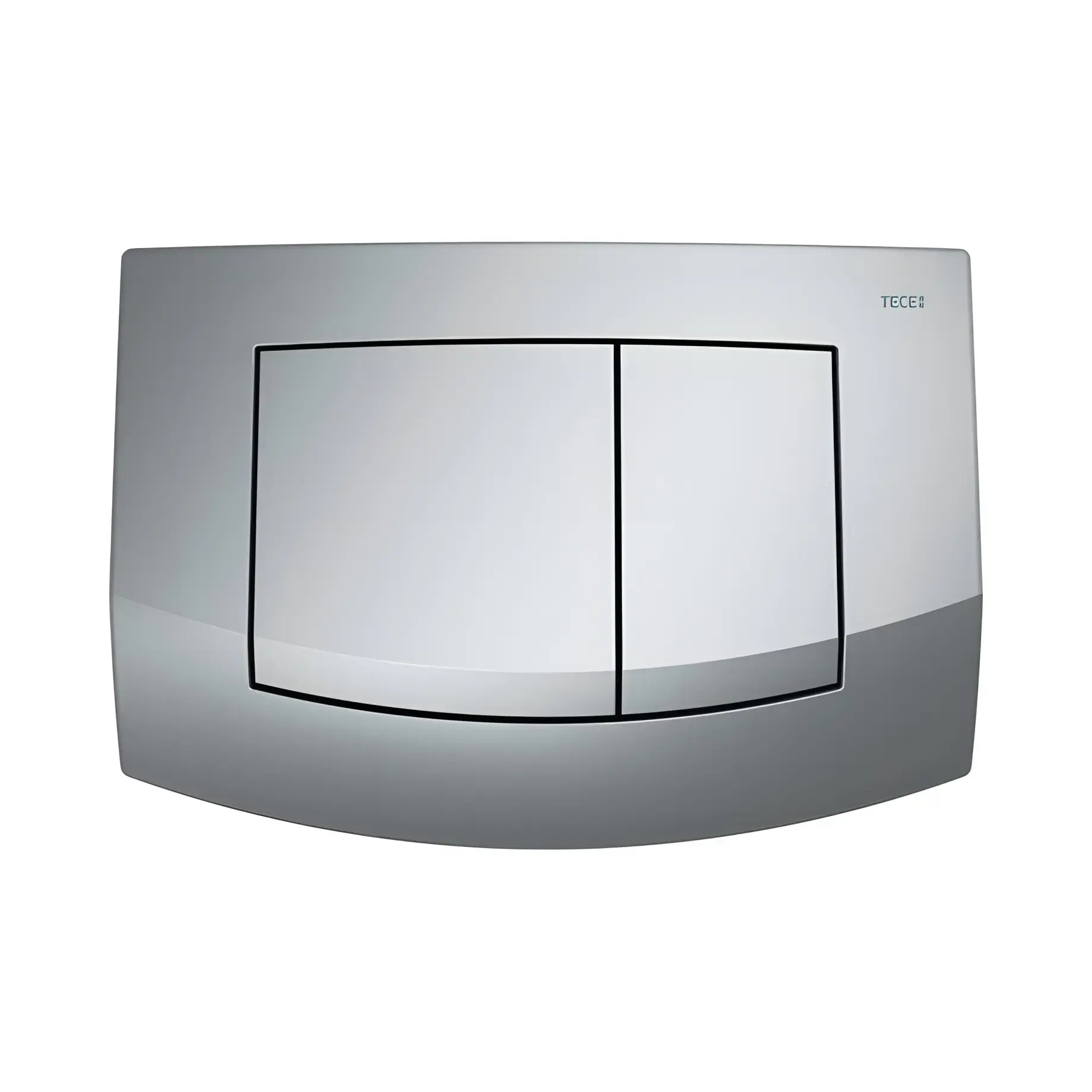 Змивна клавіша TECEambia TECE 9240225 Matt Chrome 21.4 х 15.2 х 2.2 см — вид на білому тлі