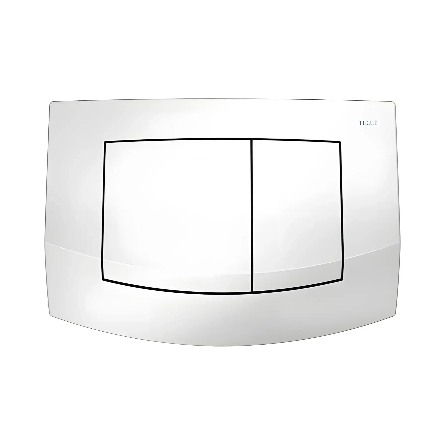 Змивна клавіша TECEambia TECE 9240240 White 21.4 х 15.2 х 2.2 см — вид на білому тлі