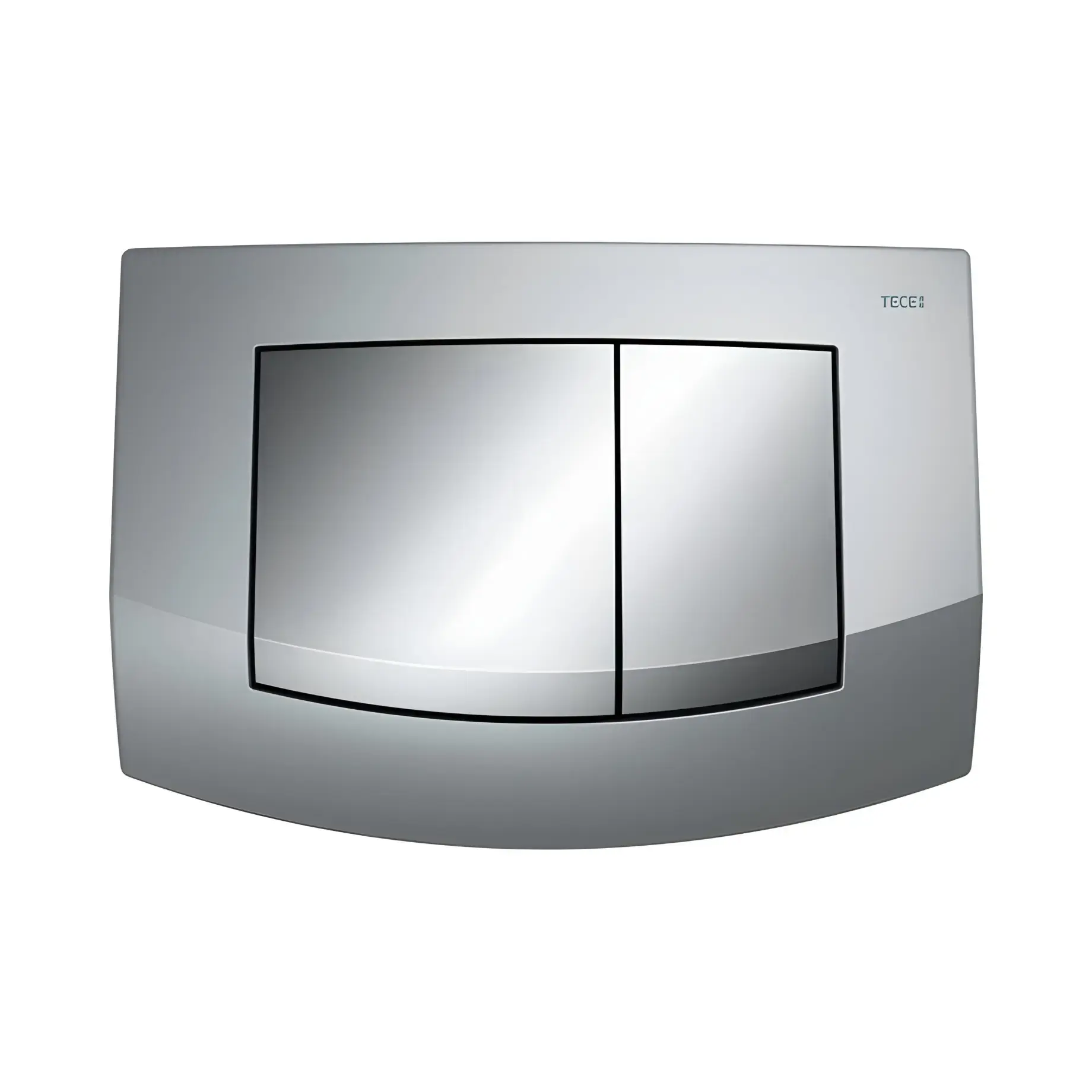 Змивна клавіша TECEambia TECE 9240253 Matt Chrome 21.4 х 15.2 х 2.2 см — вид на білому тлі