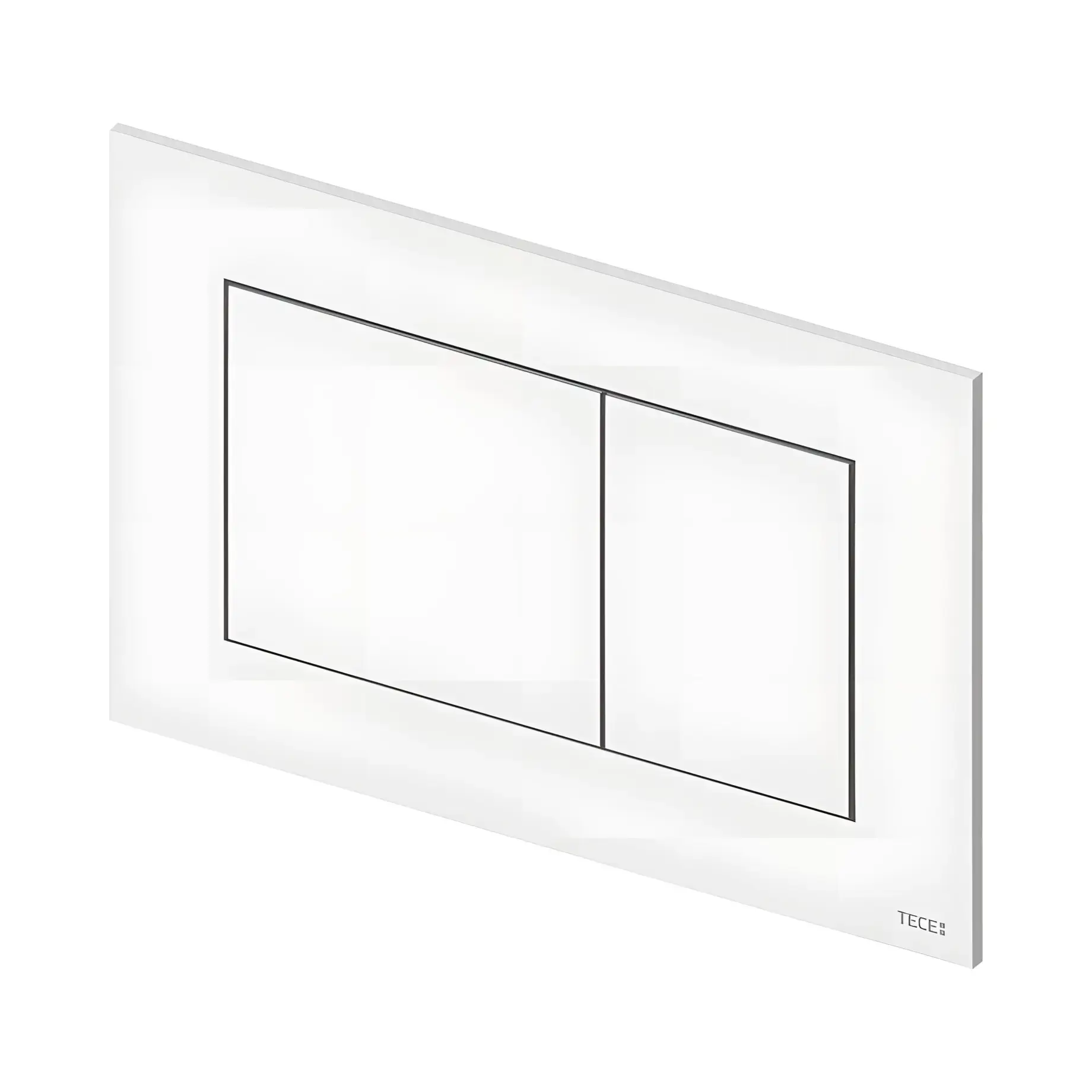 Змивна клавіша TECEnow TECE 9240400 White — вид спереду