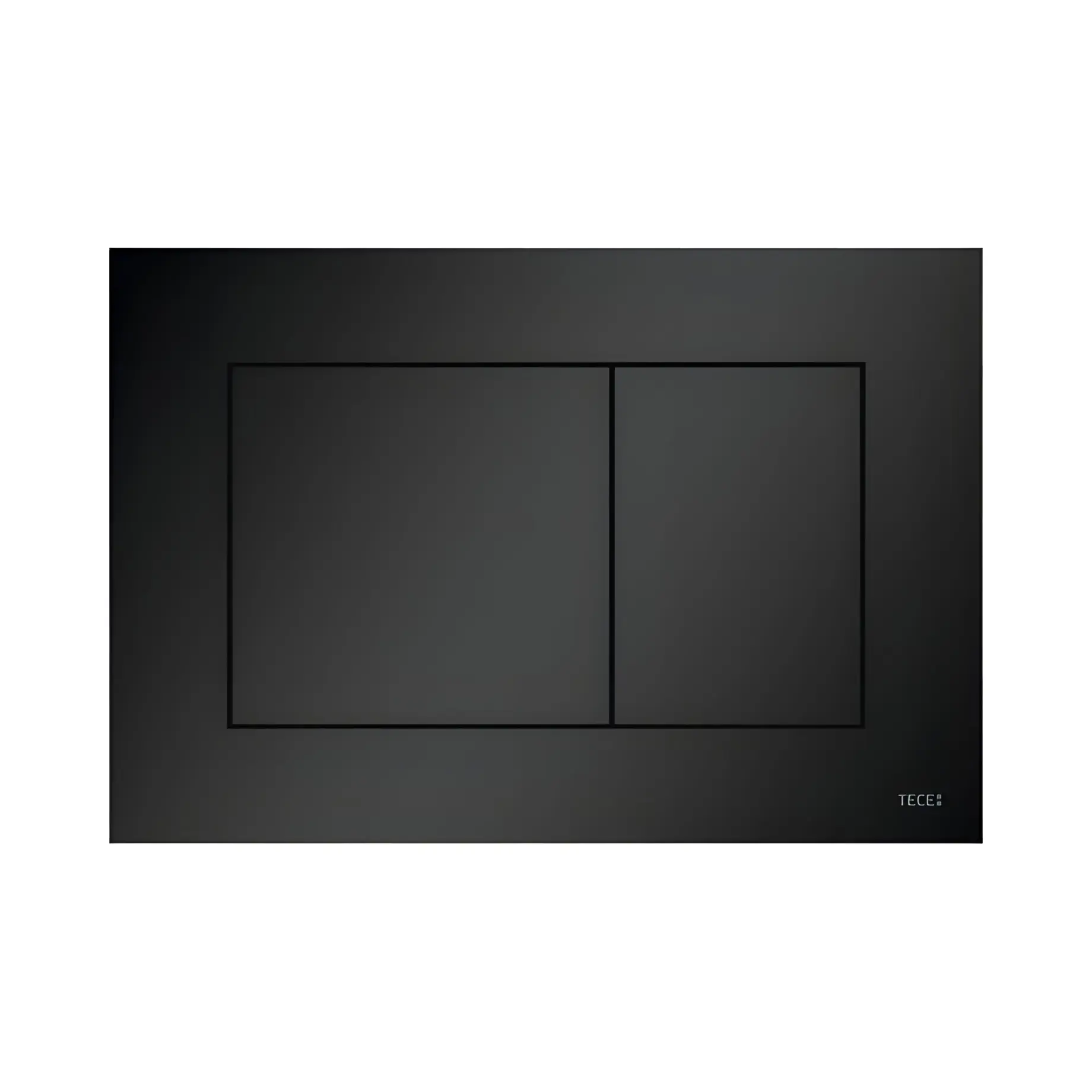 Змивна клавіша TECEnow TECE 9240407 Matt Black 22 х 15 х 0.5 см — вид на білому тлі