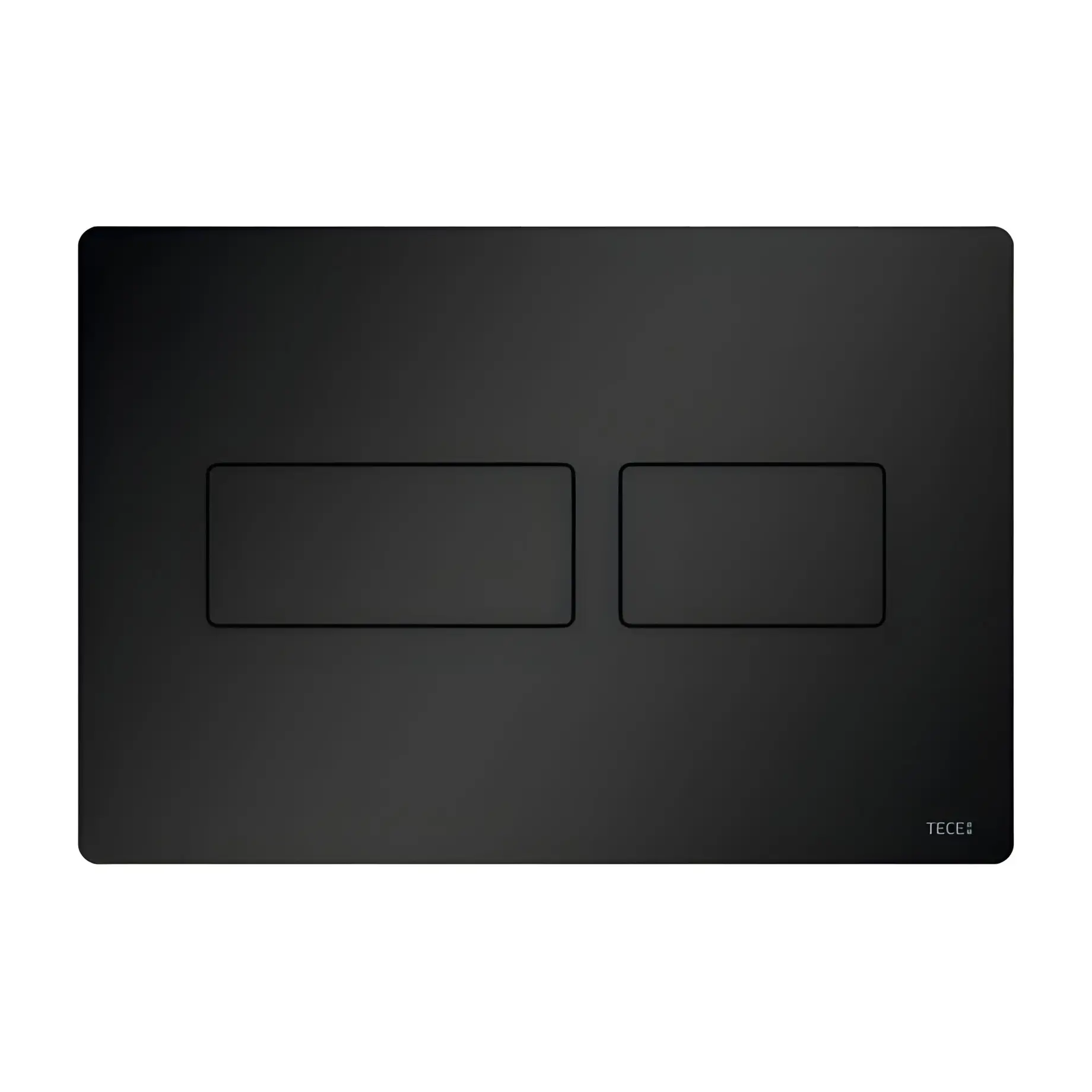 Змивна клавіша TECEsolid TECE 9240416 Matt Black 22 х 15 х 0.6 см — вид на білому тлі
